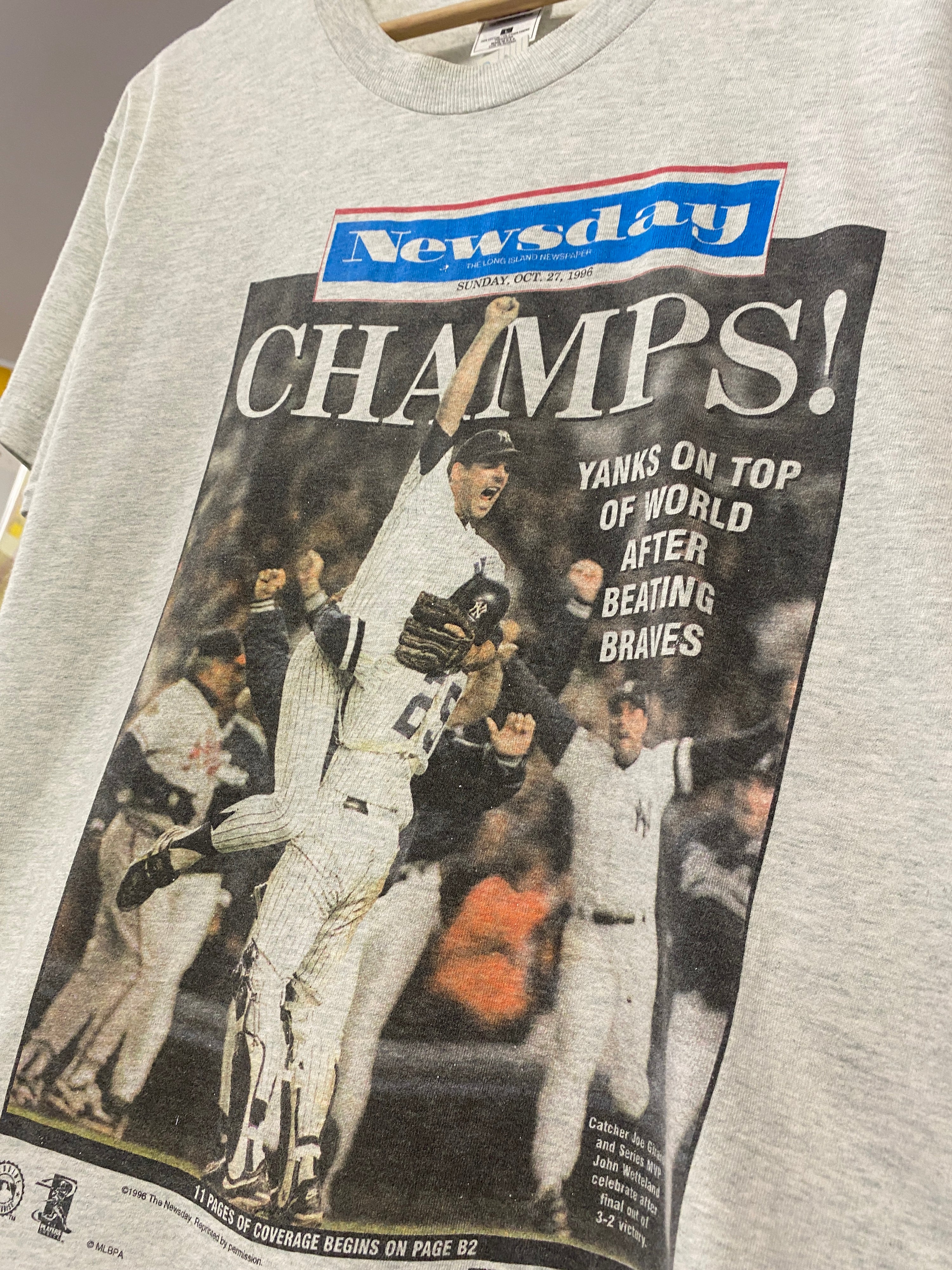 XL - 1996 NY Yankees Champs Newspaper Tee
