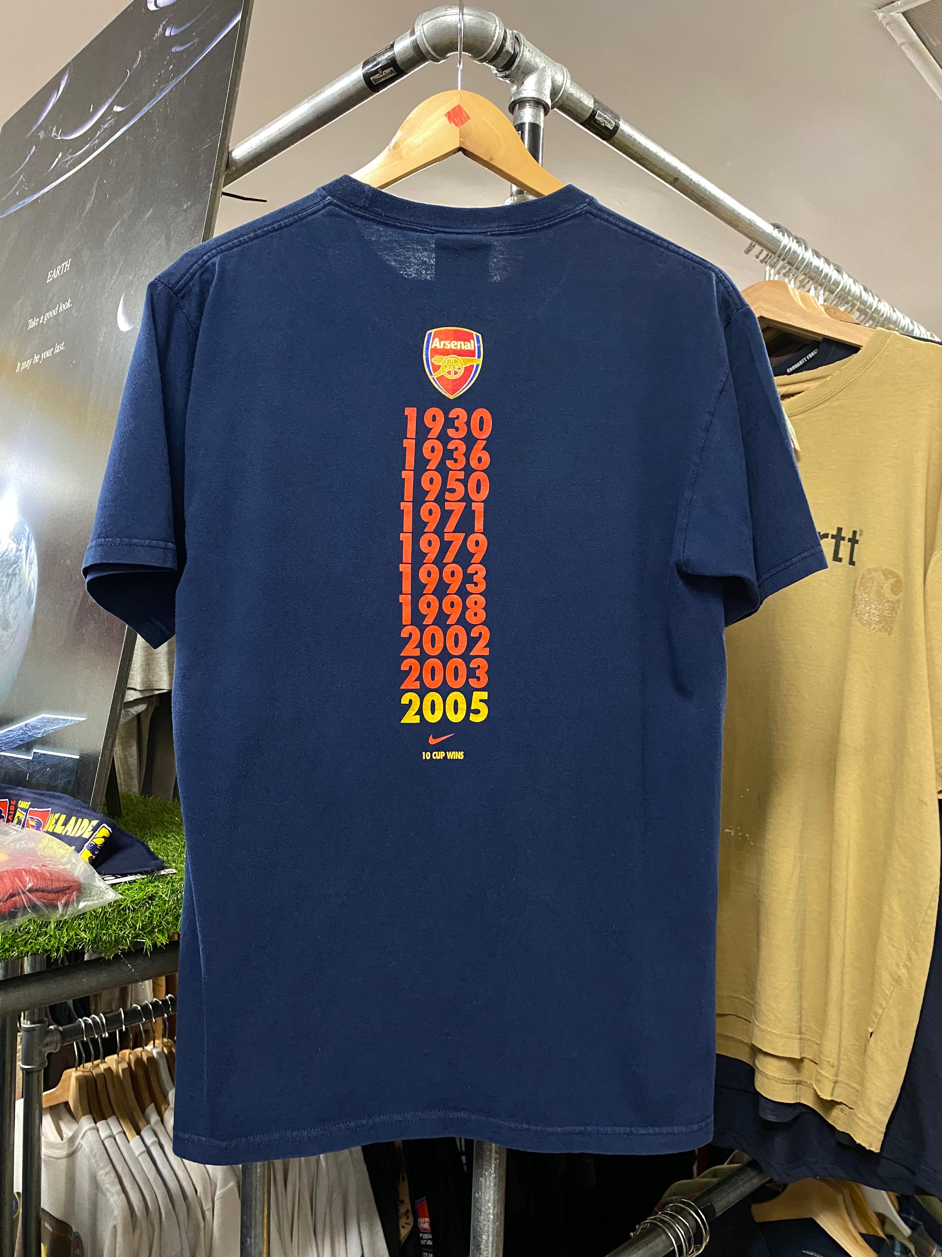 S - 2005 Nike Team Arsenal 10 Cup Wins DB DS