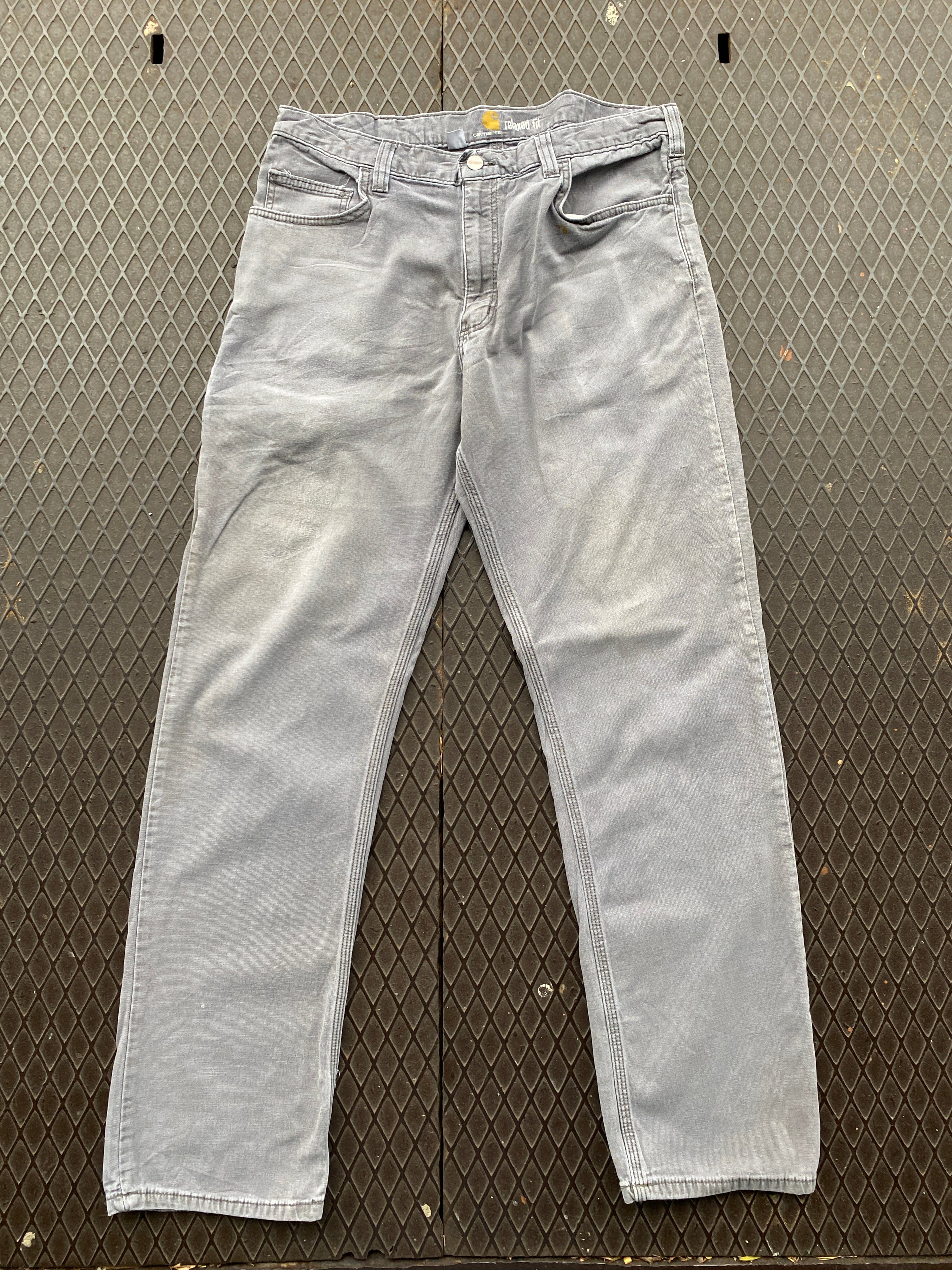 34 - Carhartt Pants Grey Relaxed Fit P101