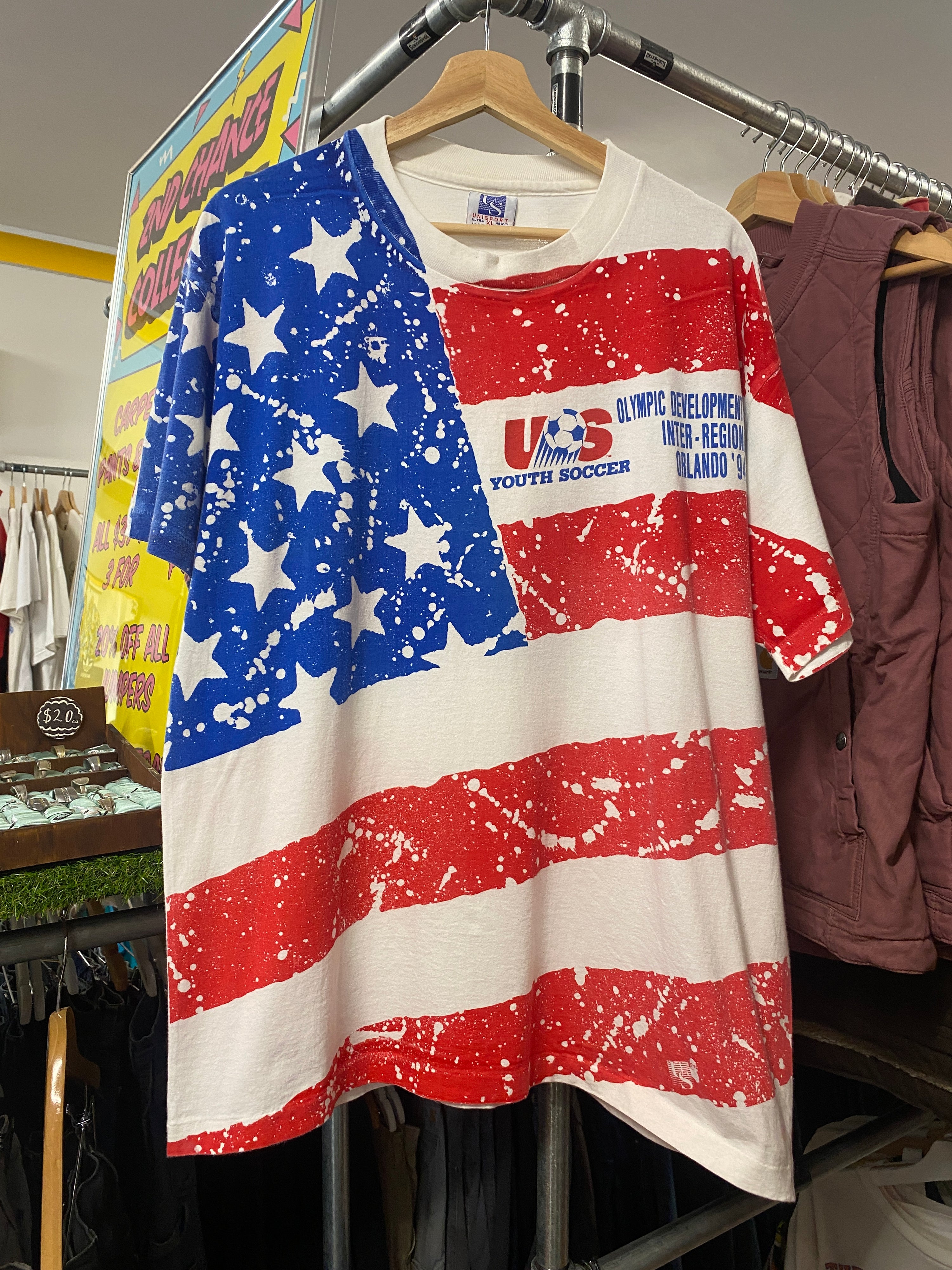 XL - 1994 USA Youth Soccer Olympic Development Flag AOP