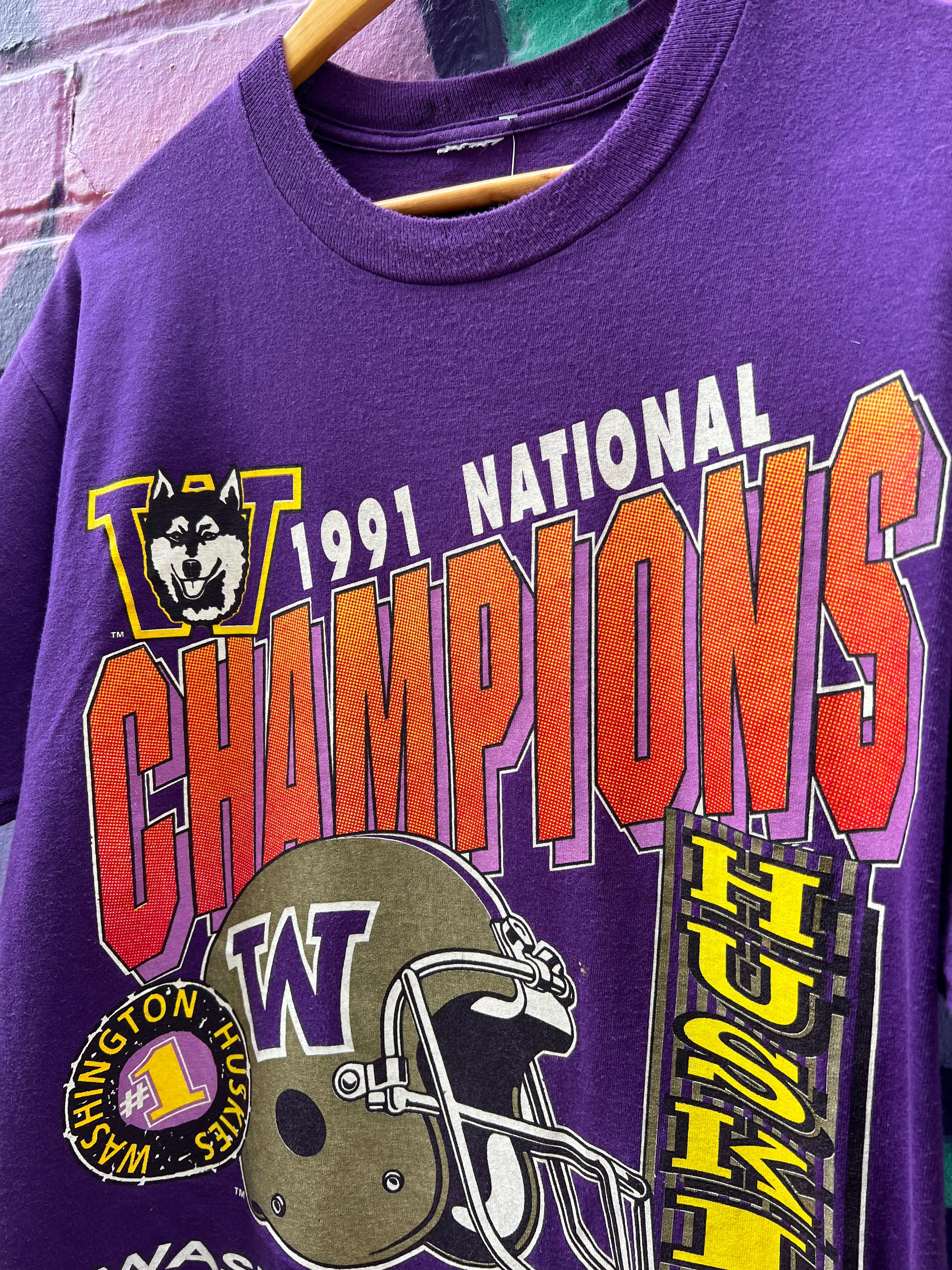 L - 1991 Washington Huskies National Champions