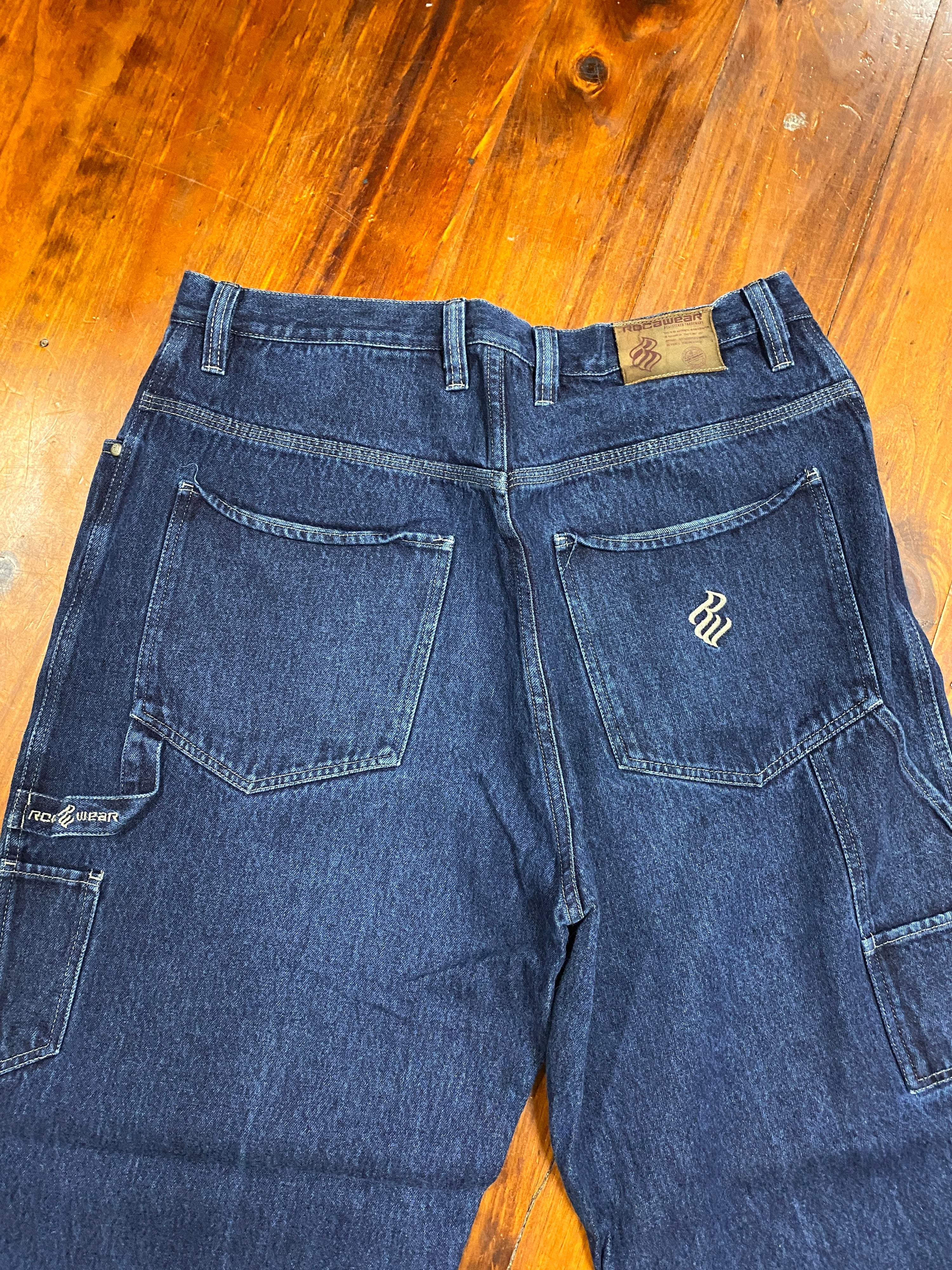 38 - Rocawear Blue Denim Carpenter Pants