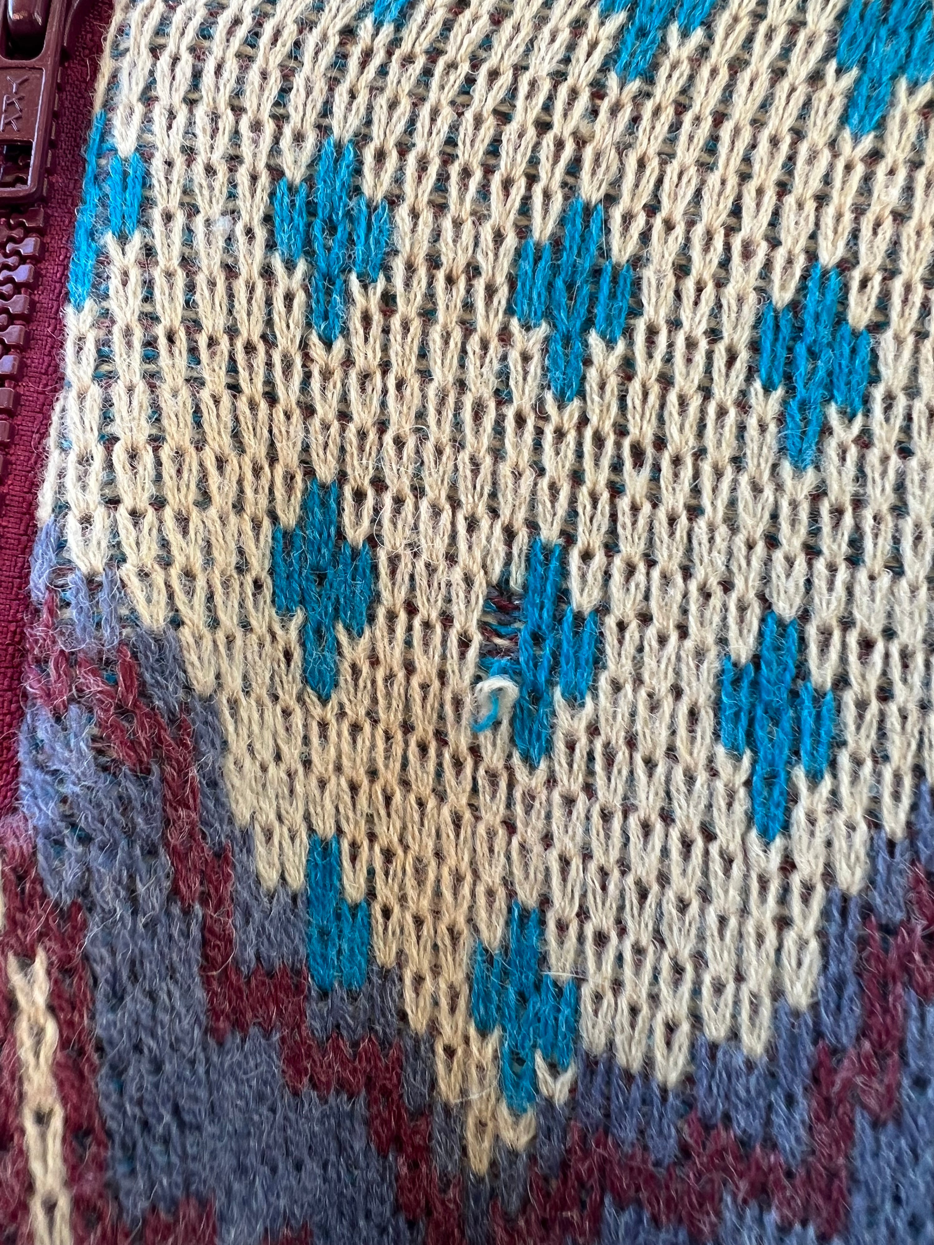 L - Vintage Rip Curl Fleece Lined Heavywight Knit