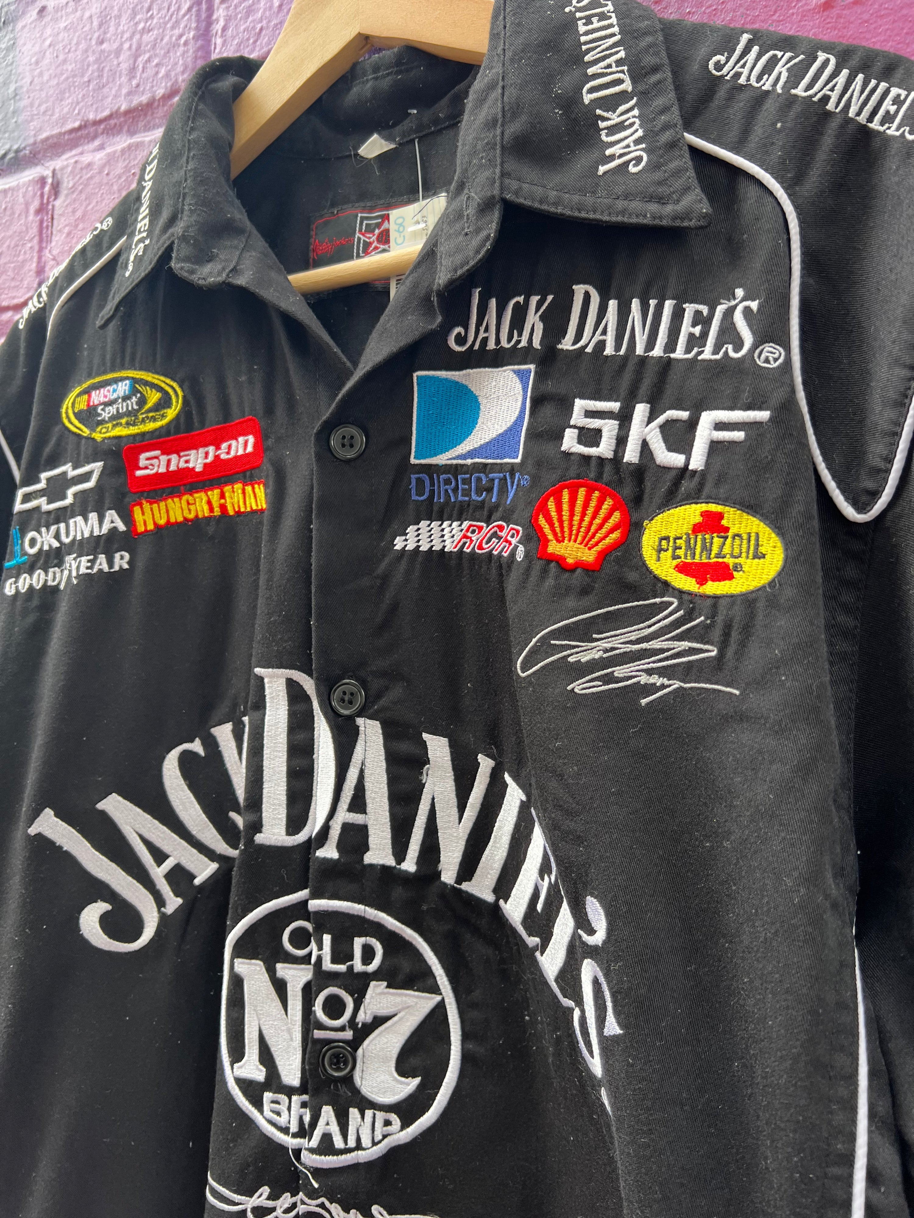 L - Jeff Hamilton x Jack Daniels Racing SS Button Up