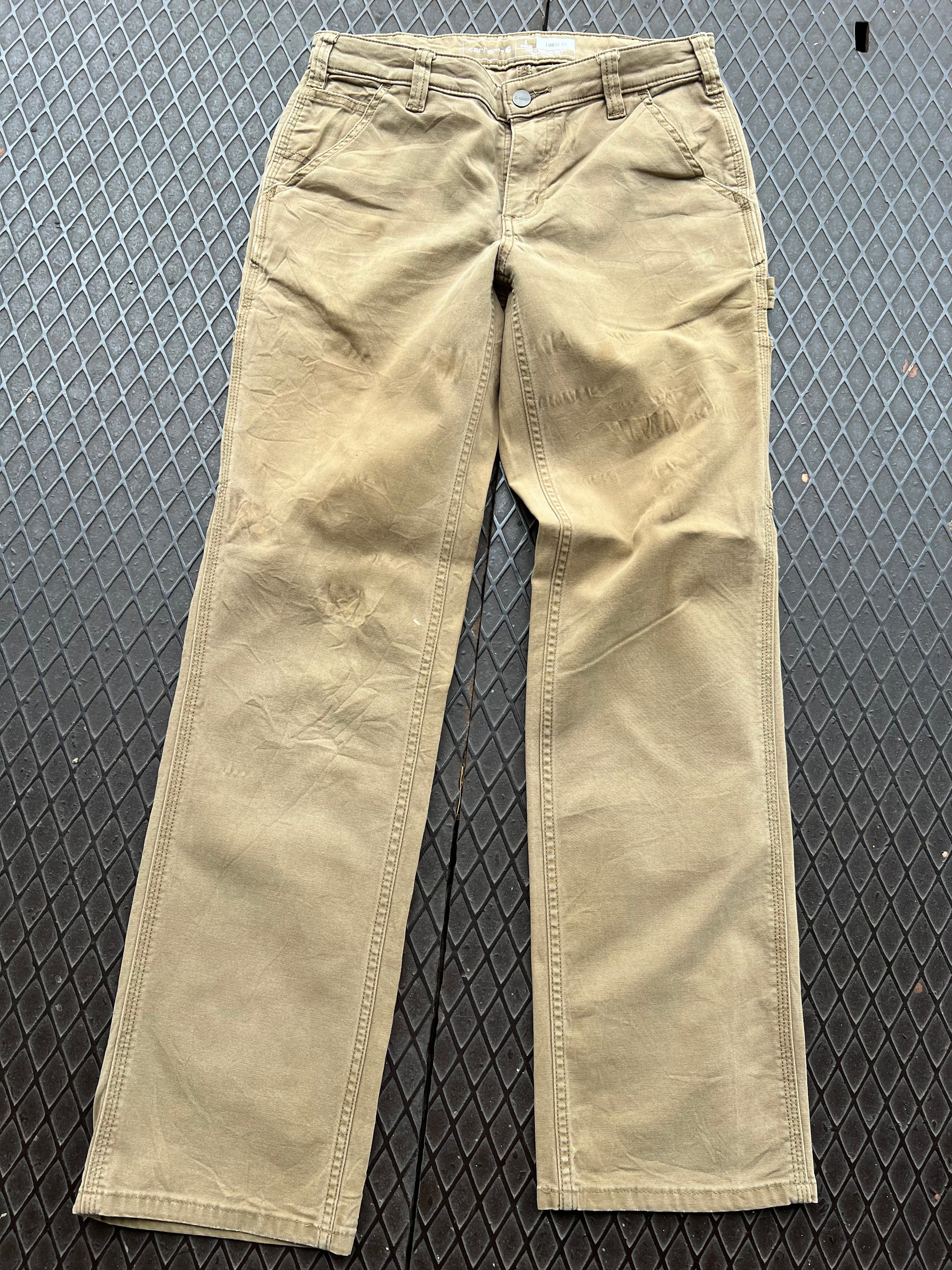 28 - Carhartt Brown Loose Fit Carpenter Pants P107