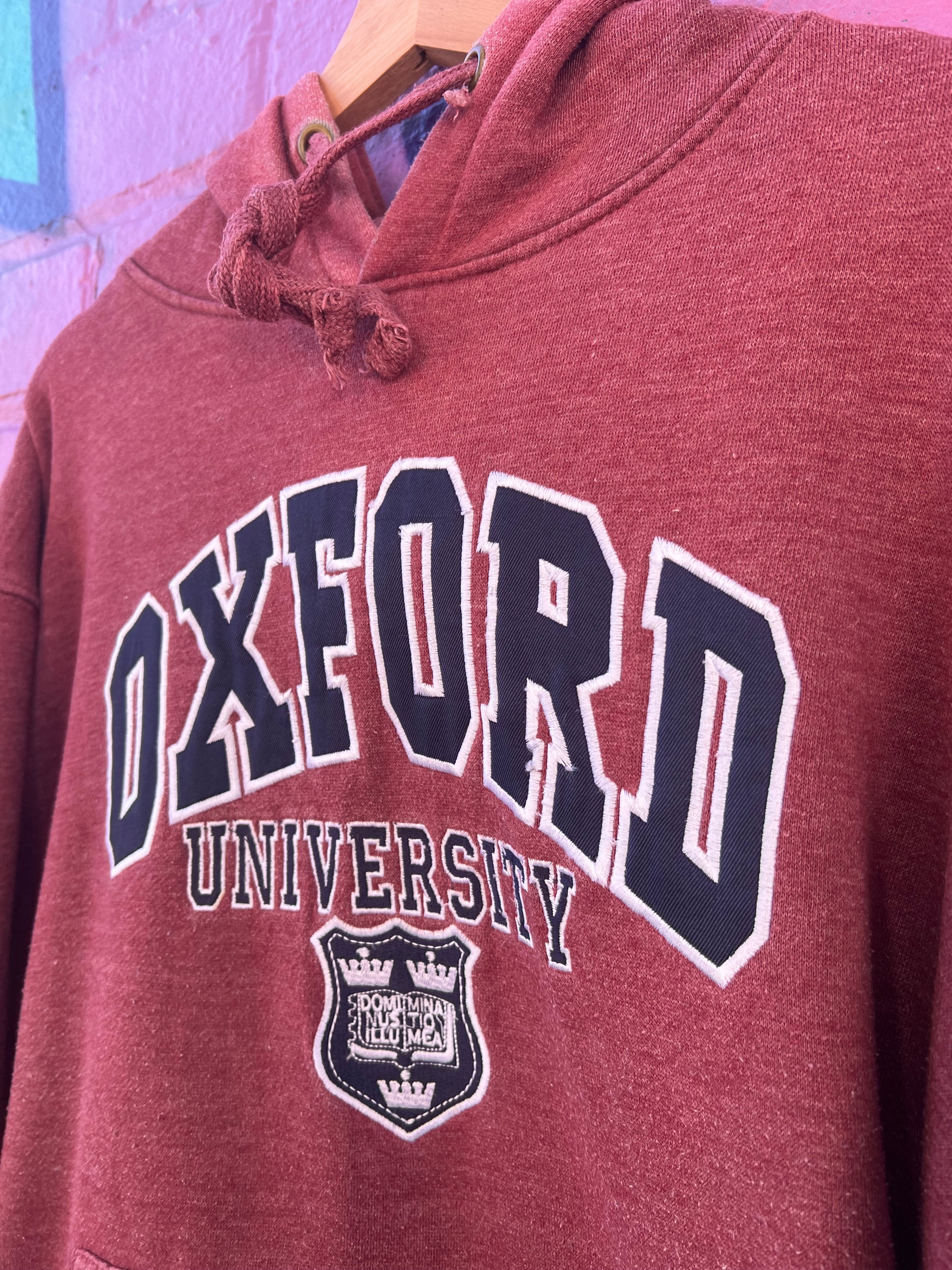 L - OXFORD University Embroidered Hoodie
