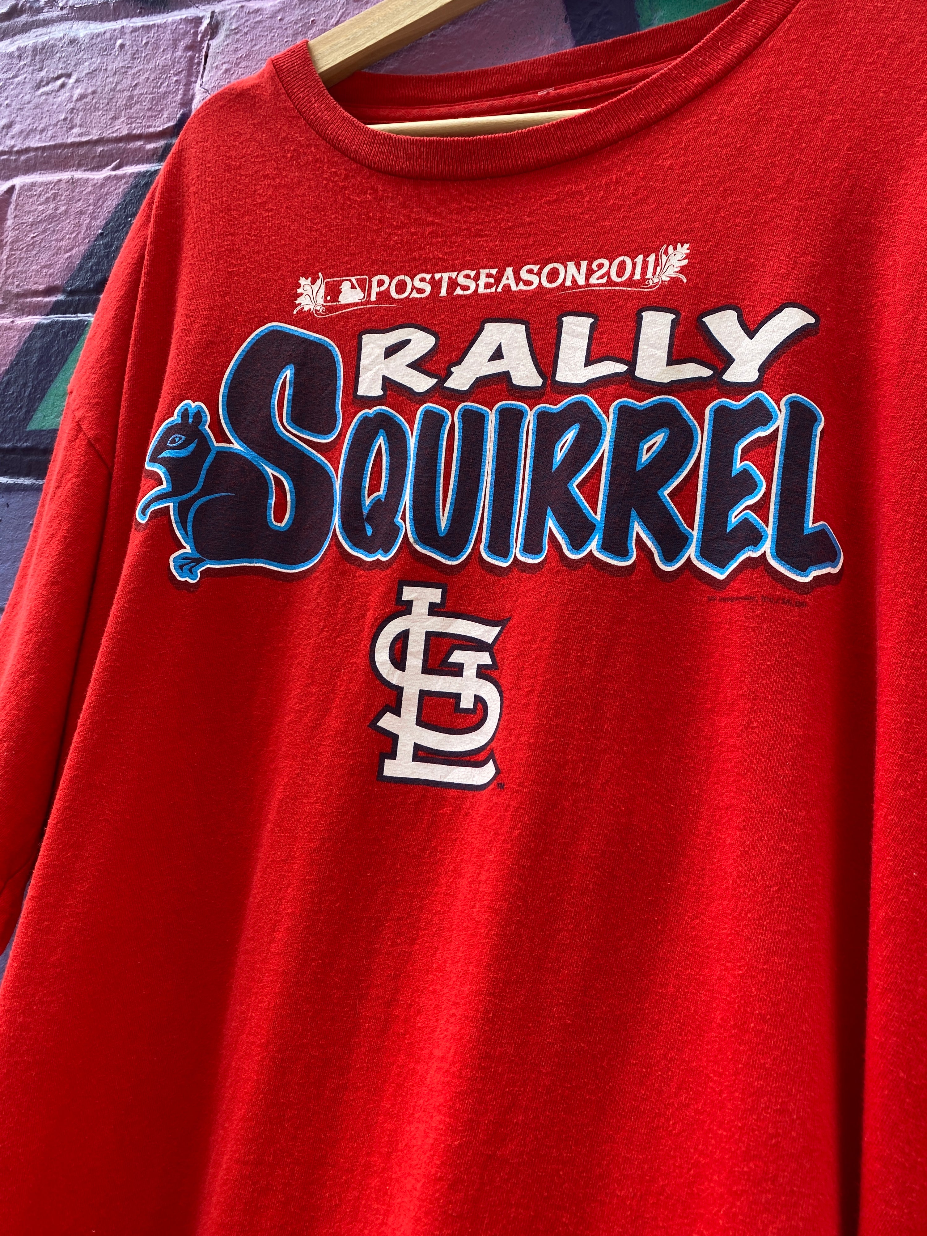 XL - LST 2011 Post Season Rally Squirrel Red Tee