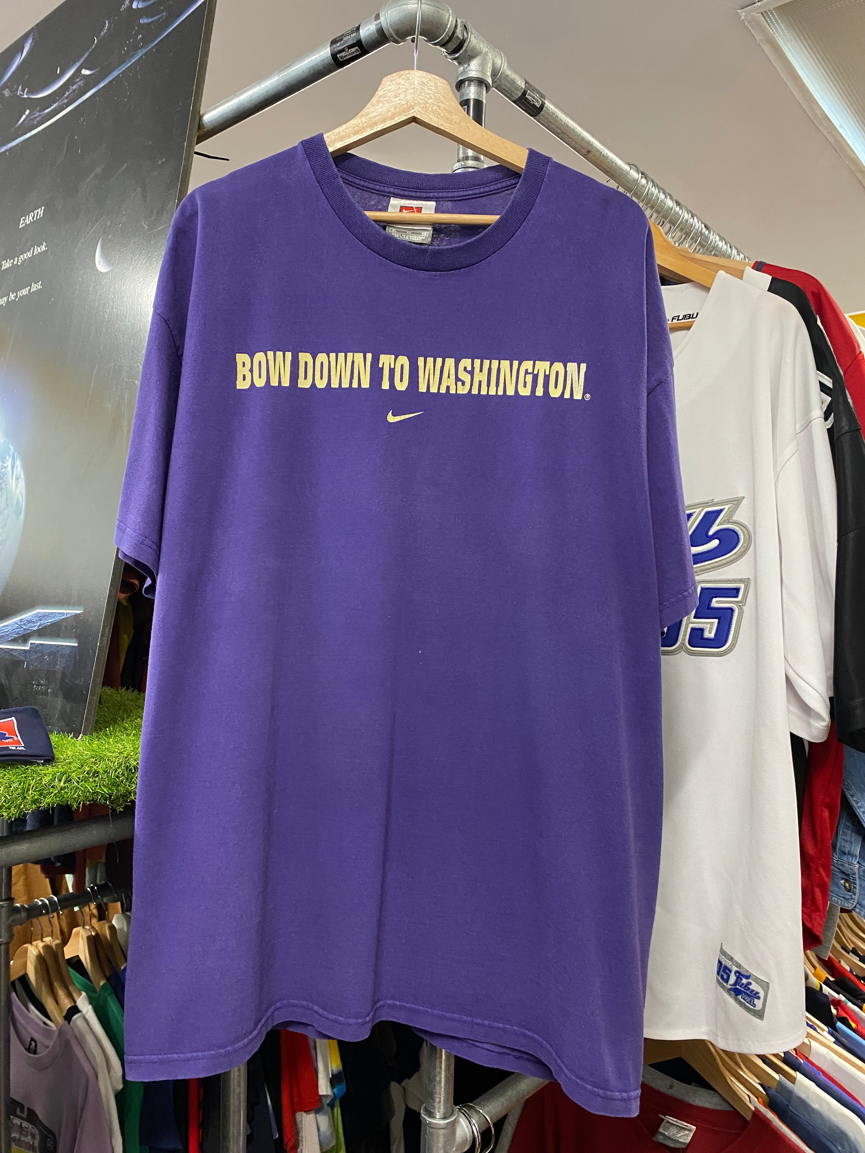 XL - Vintage Nike Team: Bow Down To Washington Purple DS