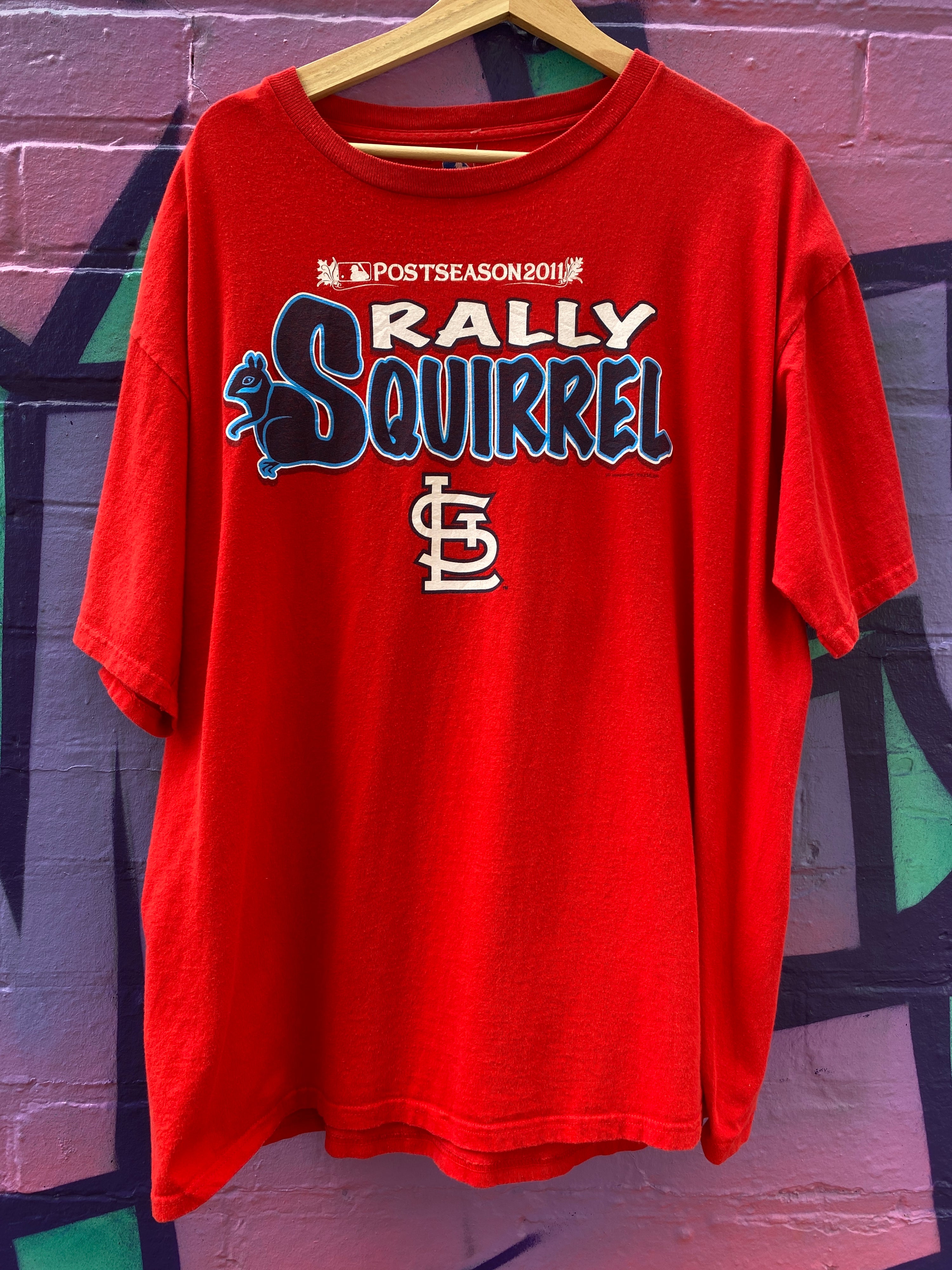 XL - LST 2011 Post Season Rally Squirrel Red Tee
