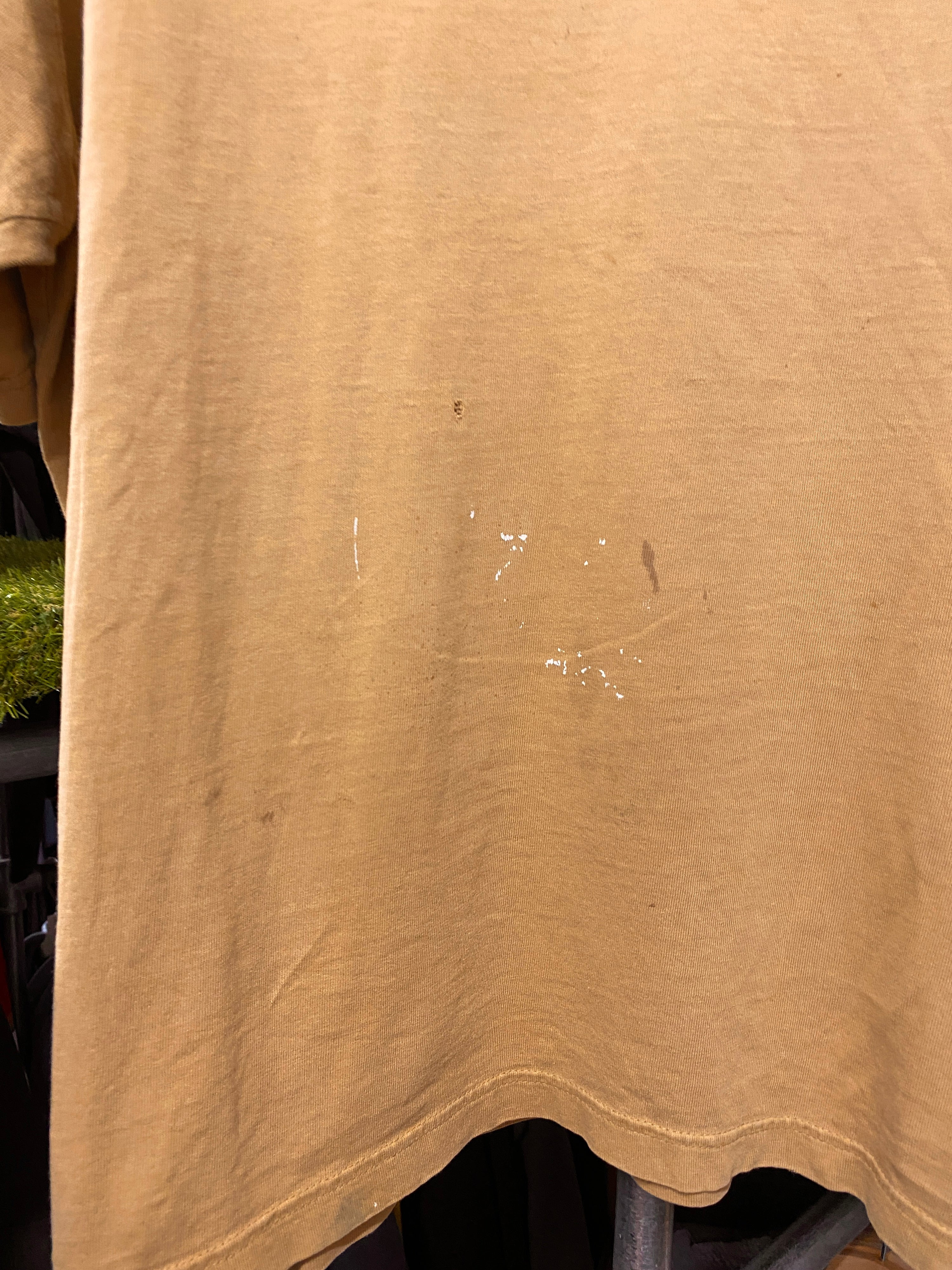 XL - Carhartt Thrashed Shadow Spellout Khaiki DS Tee