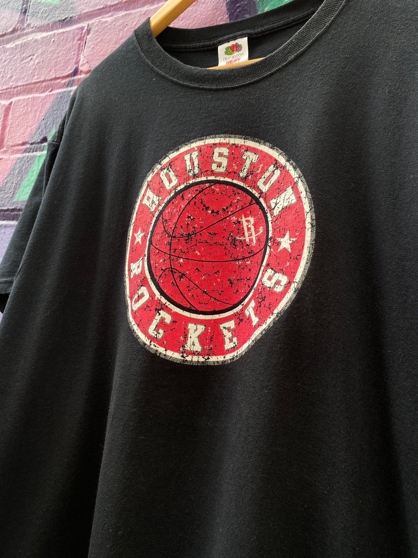 XL - Houston Rockets Black Tee