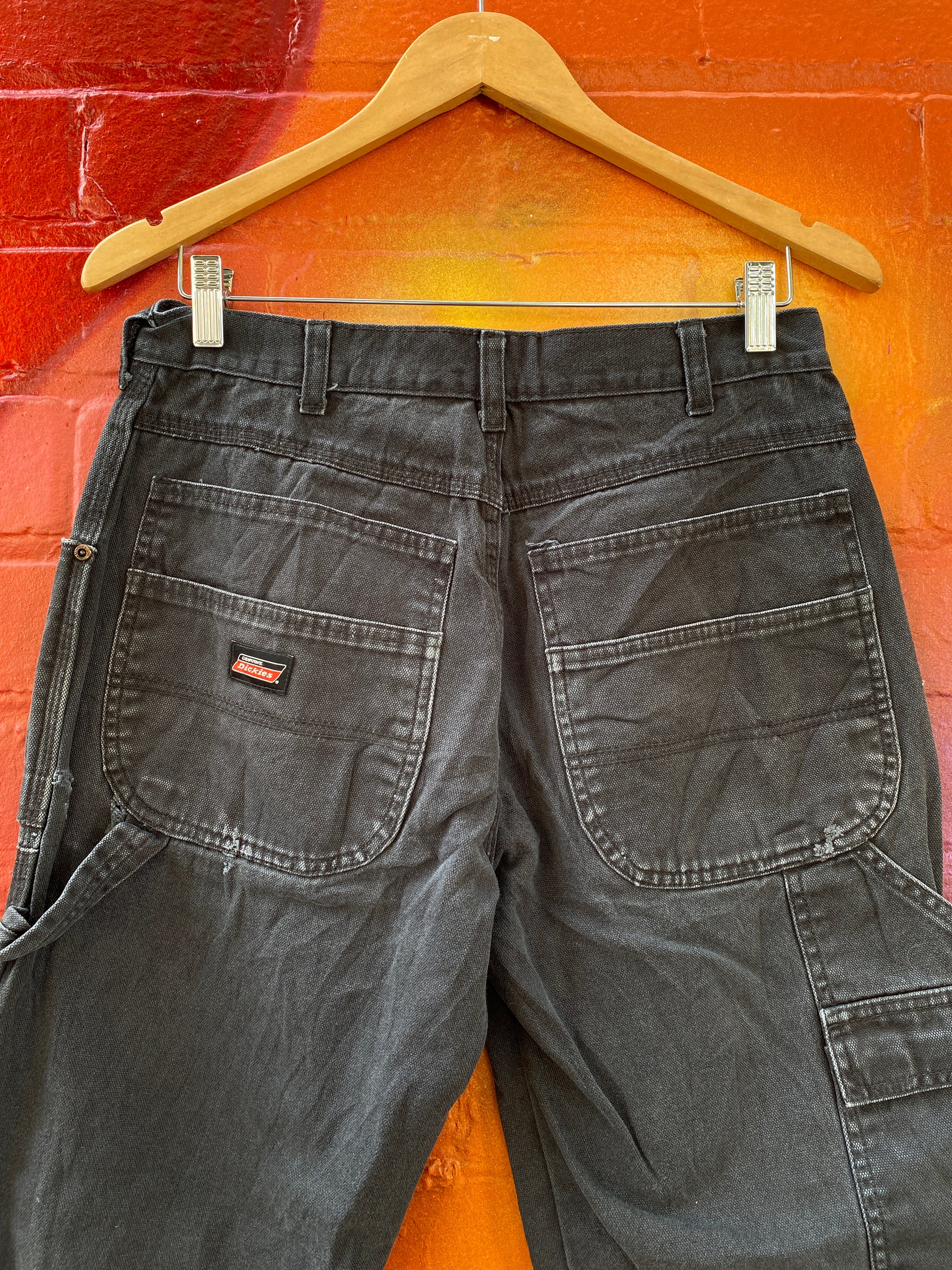 30 - Dickies Black Double Knee Pants 30x30