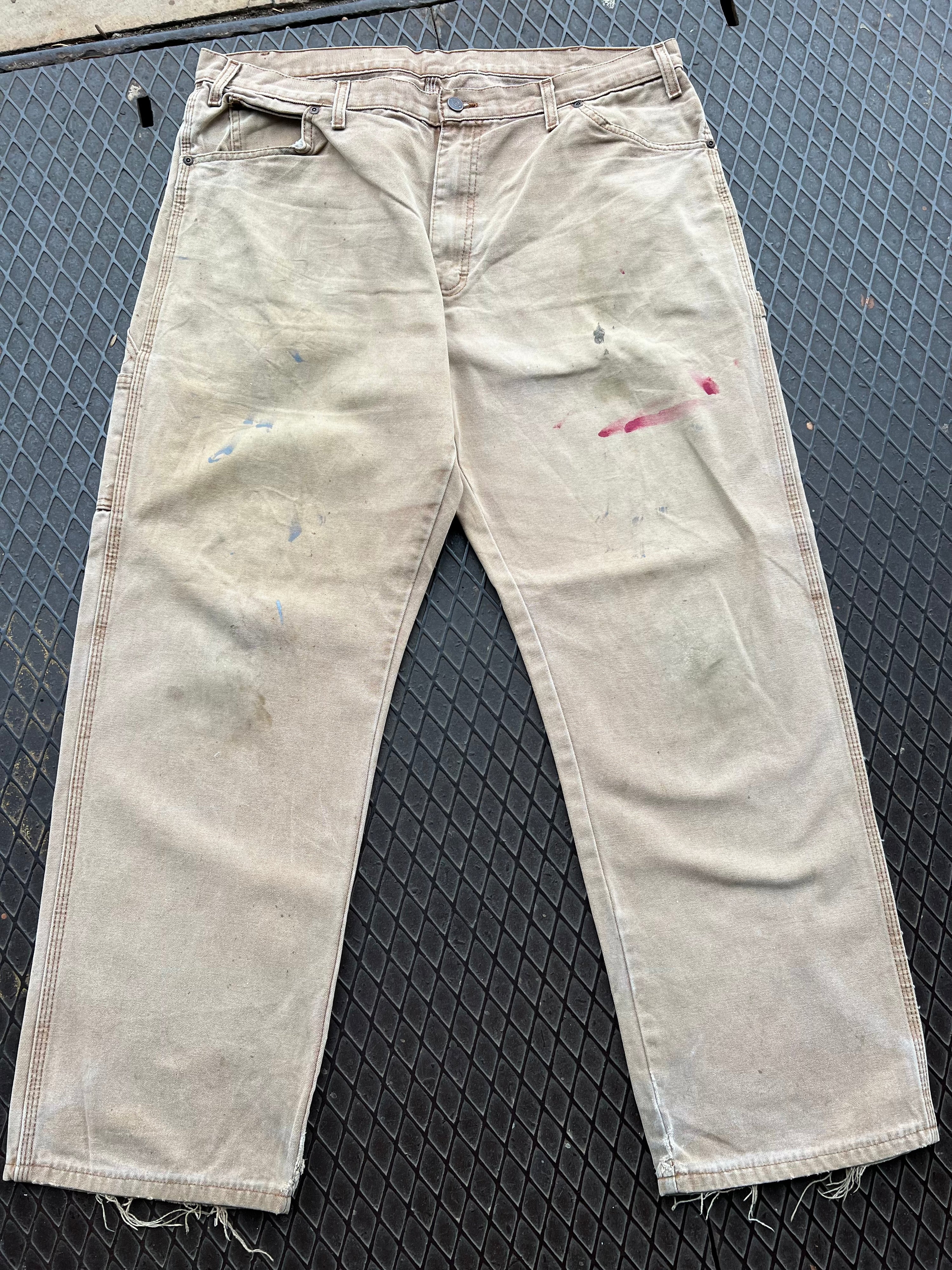 38 - Dickies Faded Brown Carpenter Pants P116
