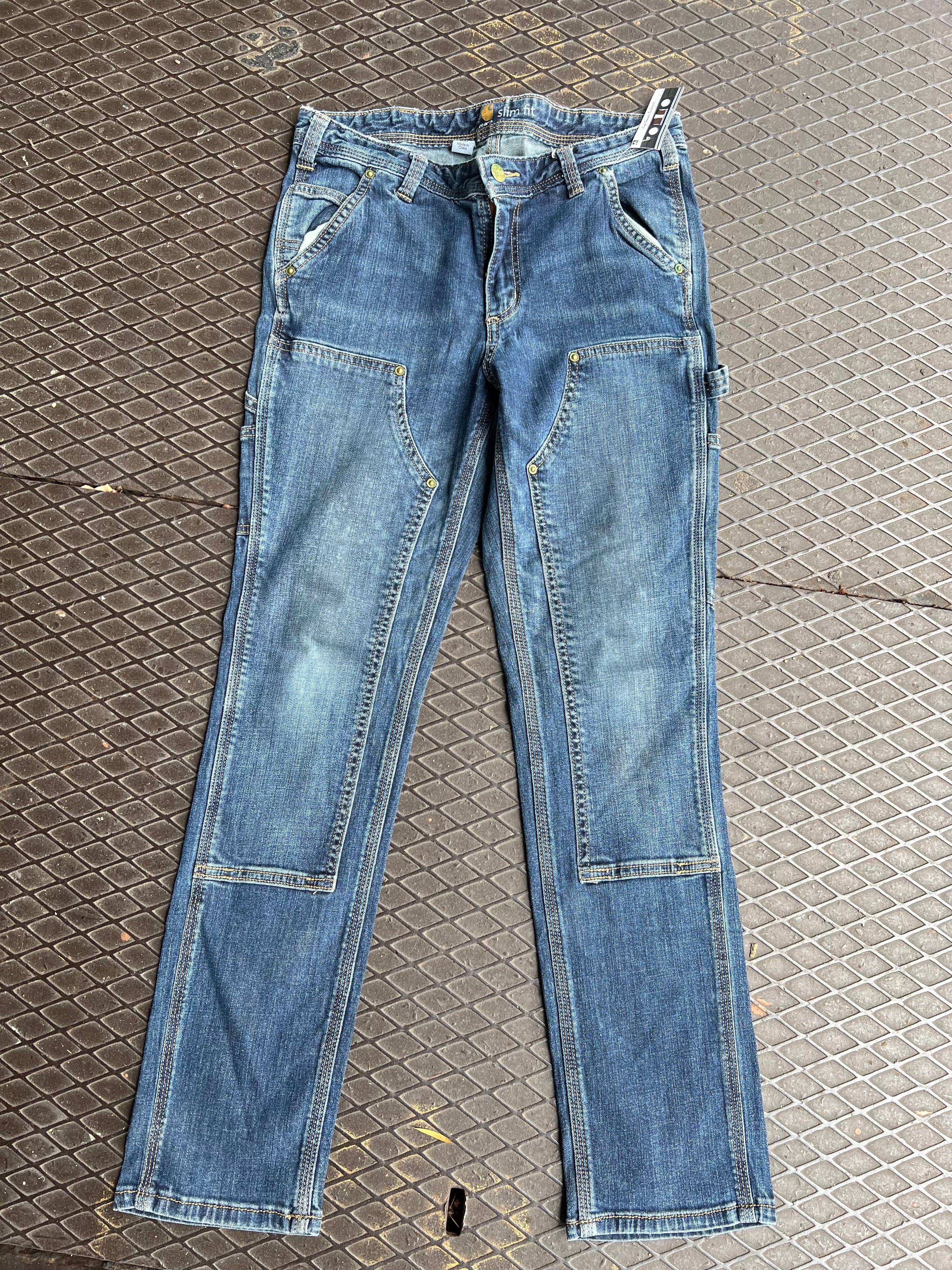 26/28 - Carhartt Double Knees Blue Denim / 26