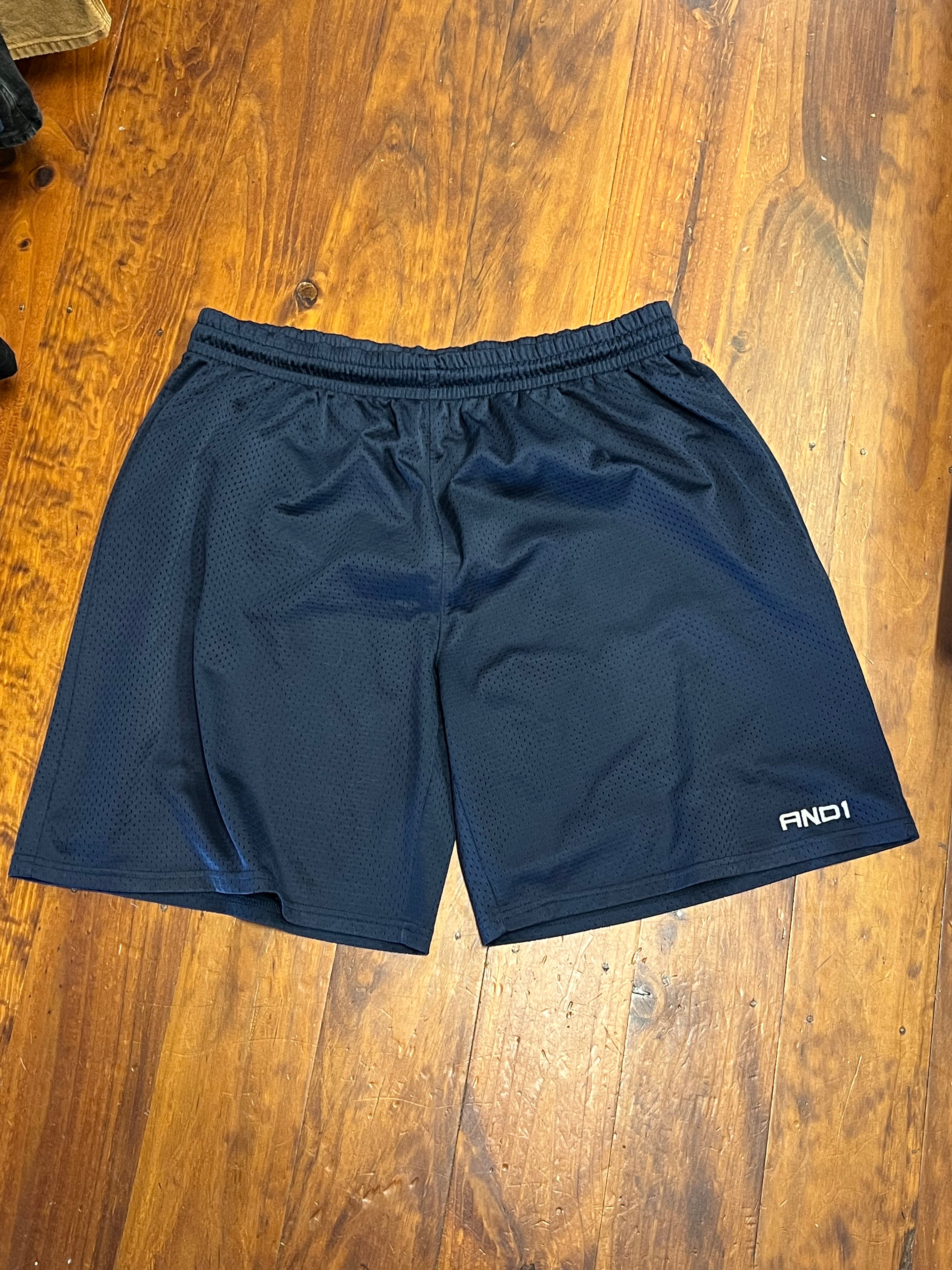 3XL - 2000s AND1 Black Basketball Shorts