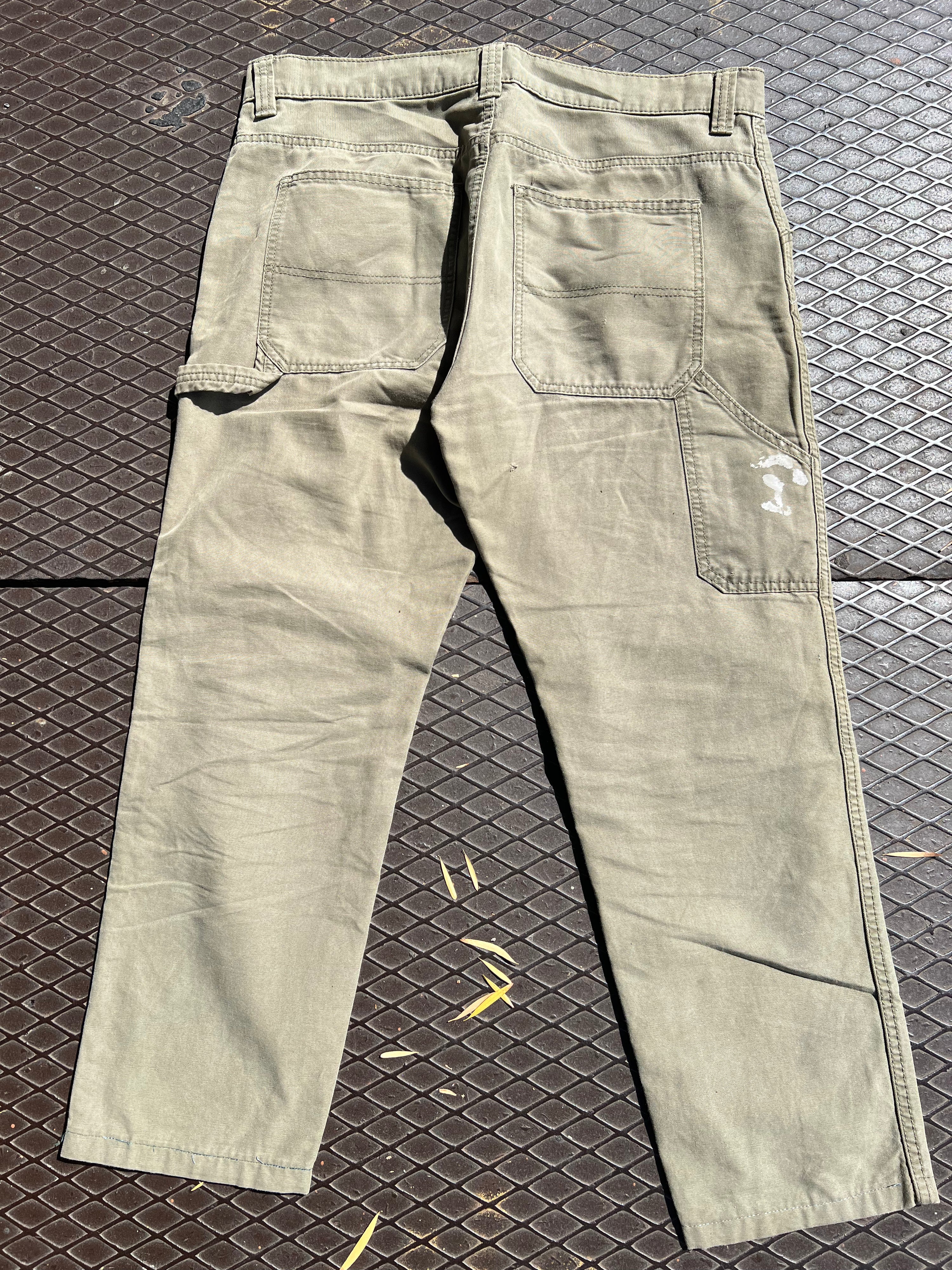 34 - Blue Mountain Green Carpenter Pants 34x32
