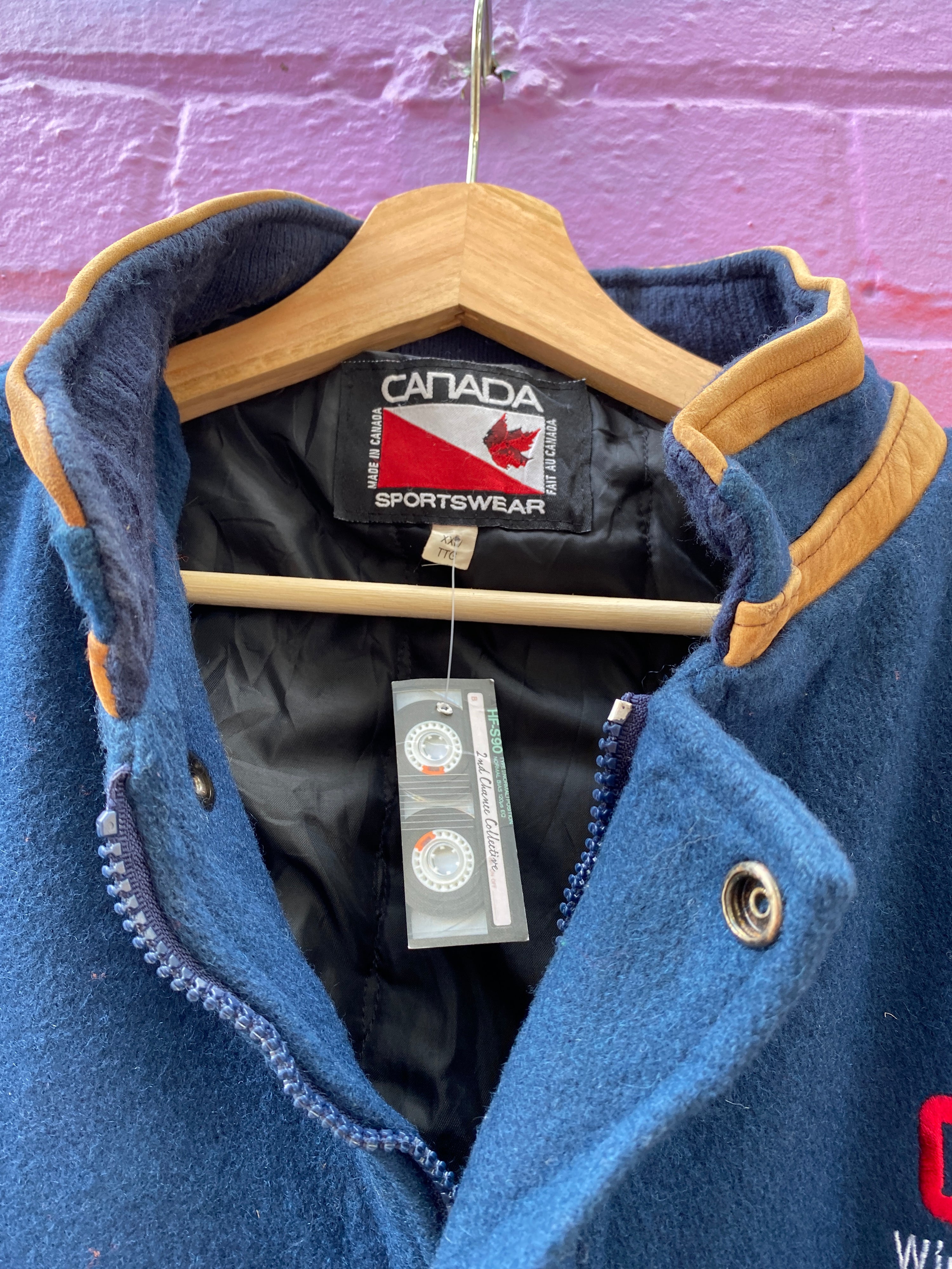 XL - Vintage 'Winnipeg Zone' Varsity Jacket