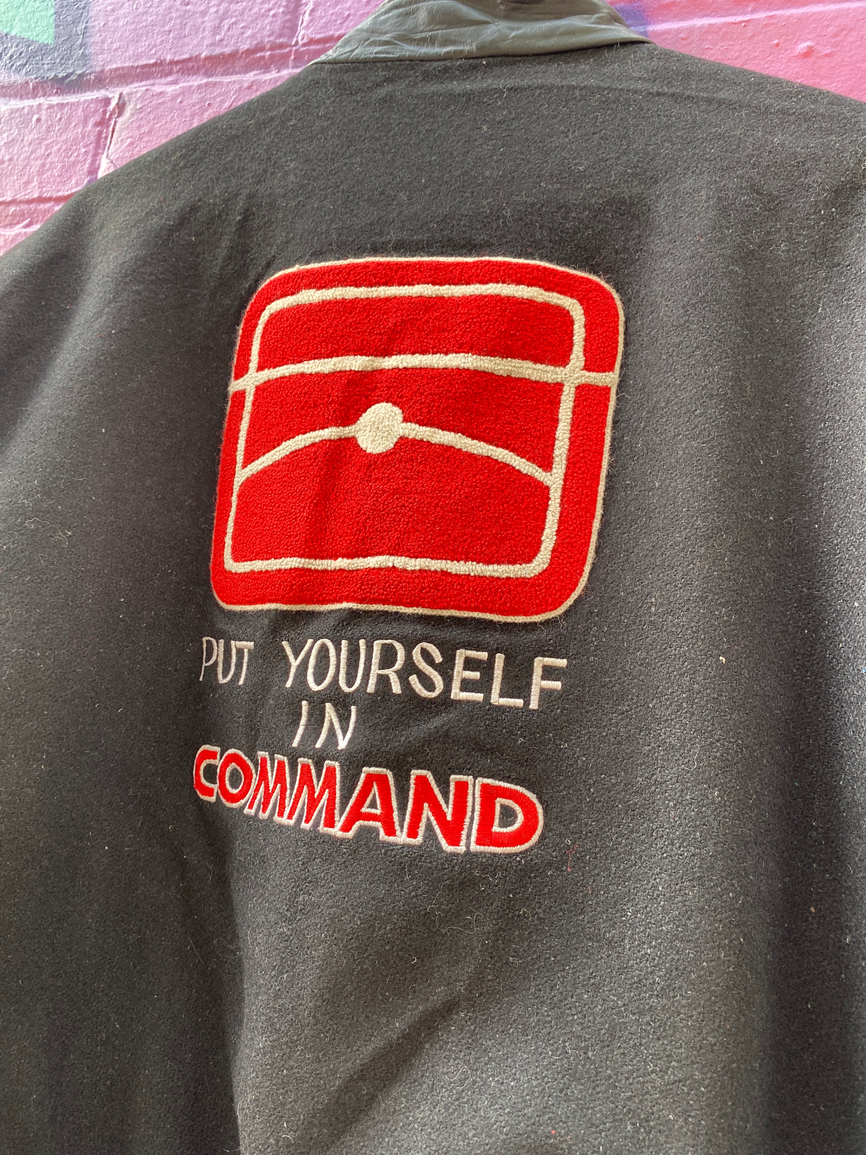 L - Vintage Cummins 'Put Yourself In Command' Varsity Jacket