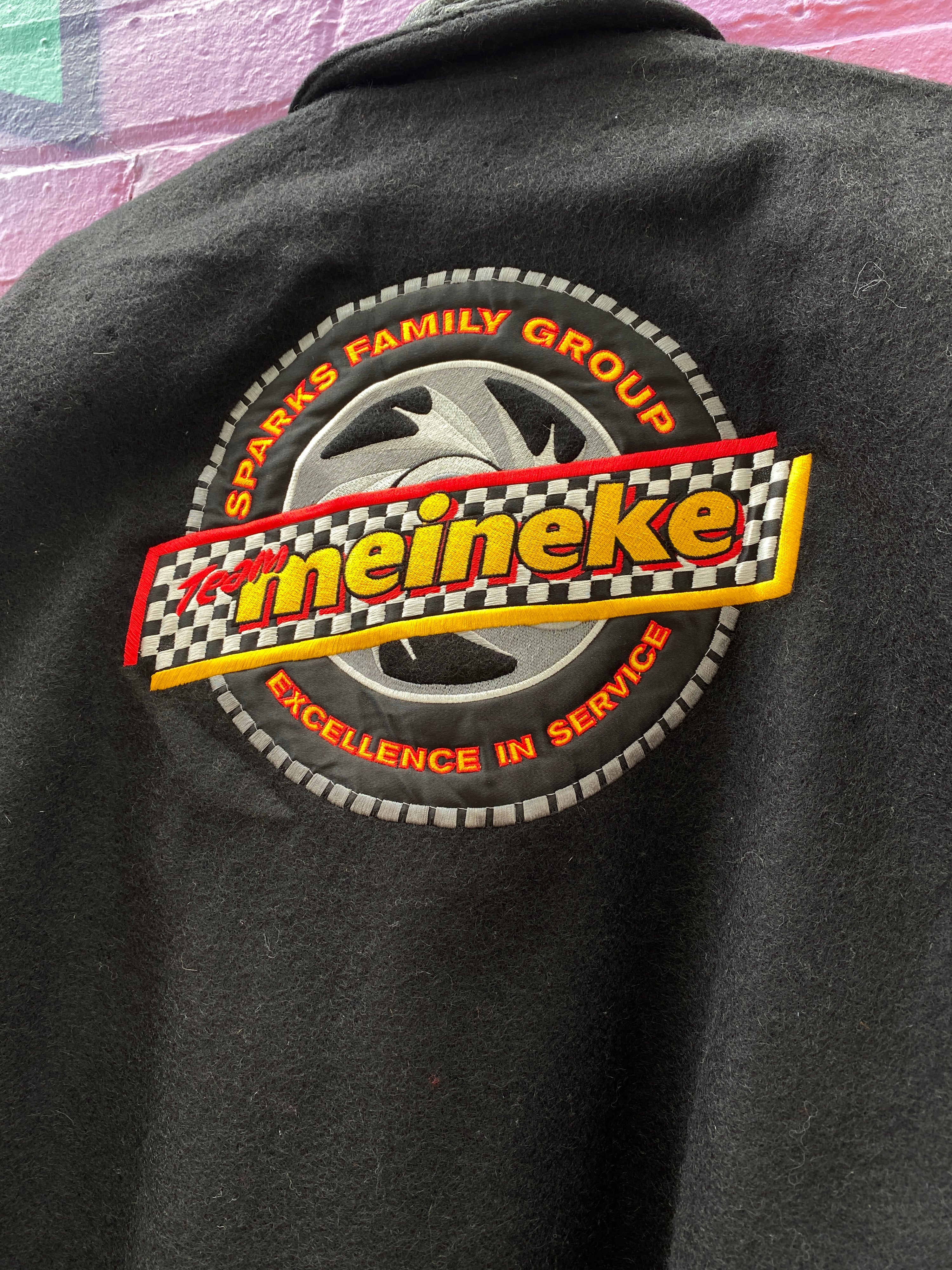 XL - Vintage 'Team Meineke' Varsity Jacket