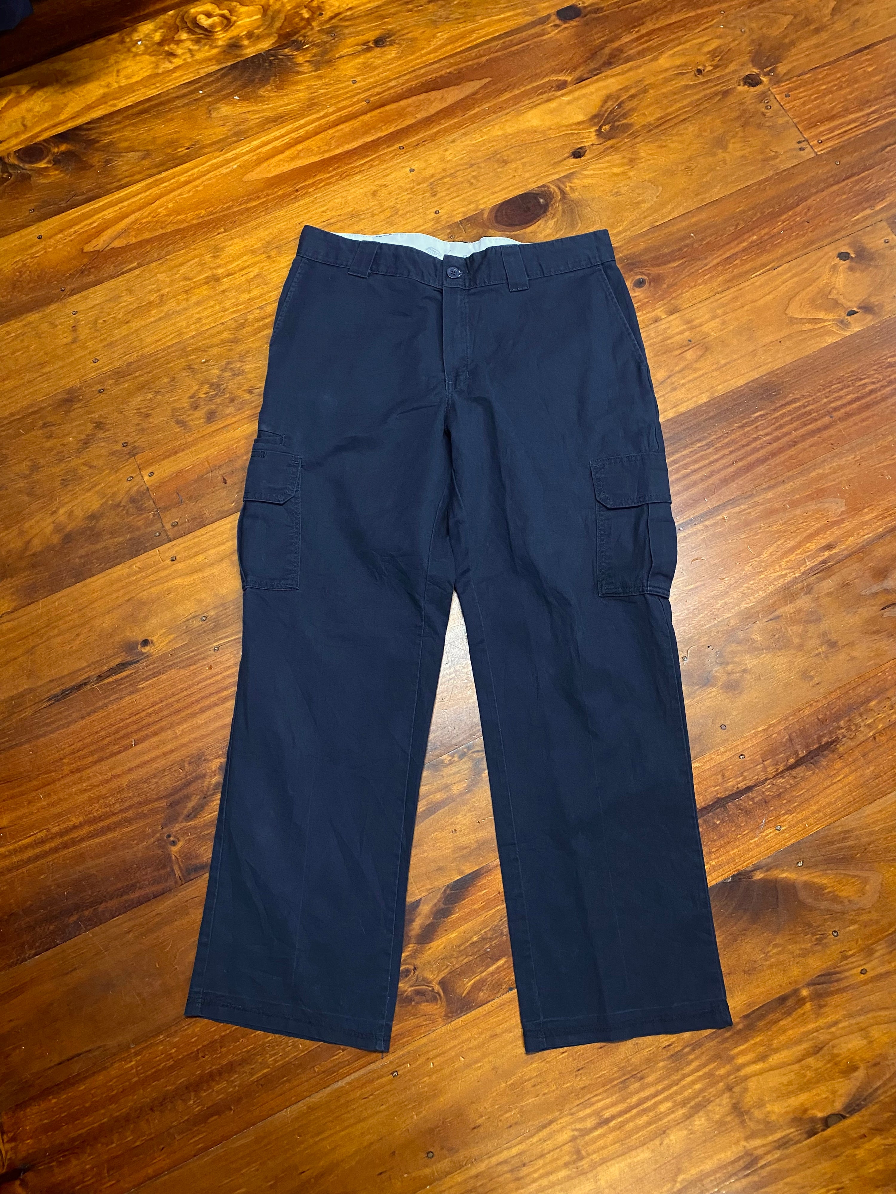 [36] Dickies Navy Regular Straight Work Pants