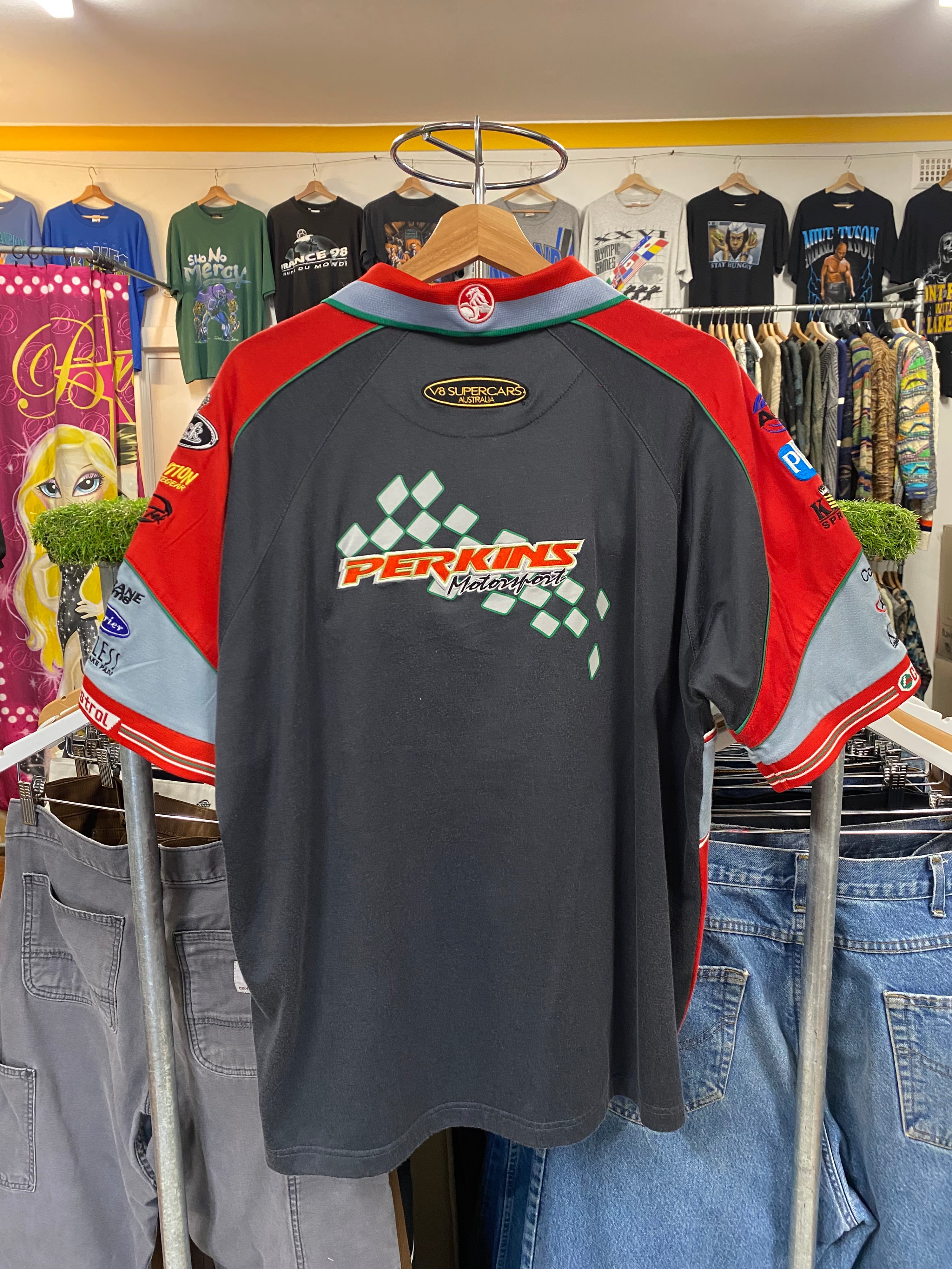 [XL] Castrol x Holden Heavy Embroidered Polo Shirt