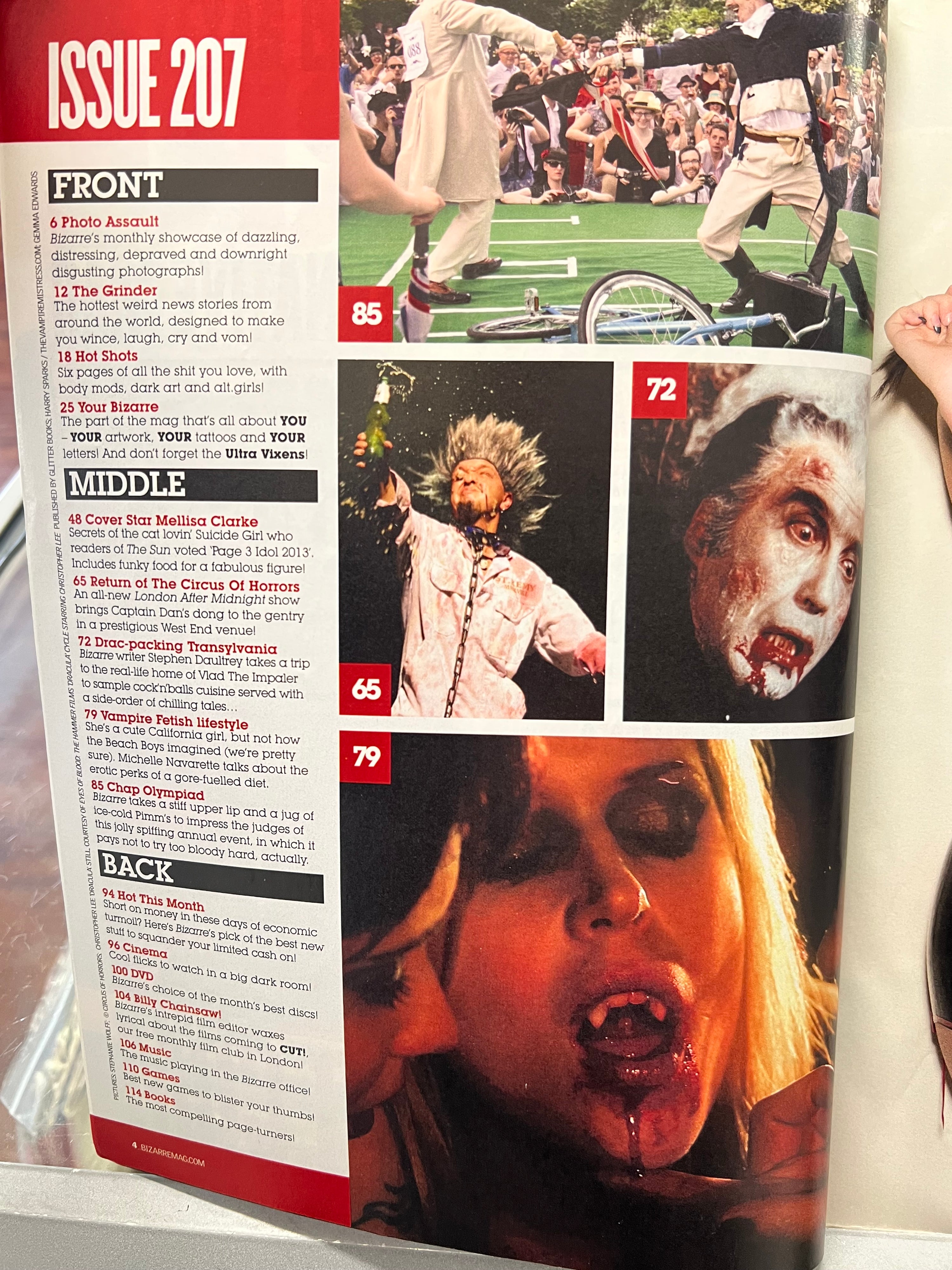 Bizarre Magazine Issue 207 November 2013