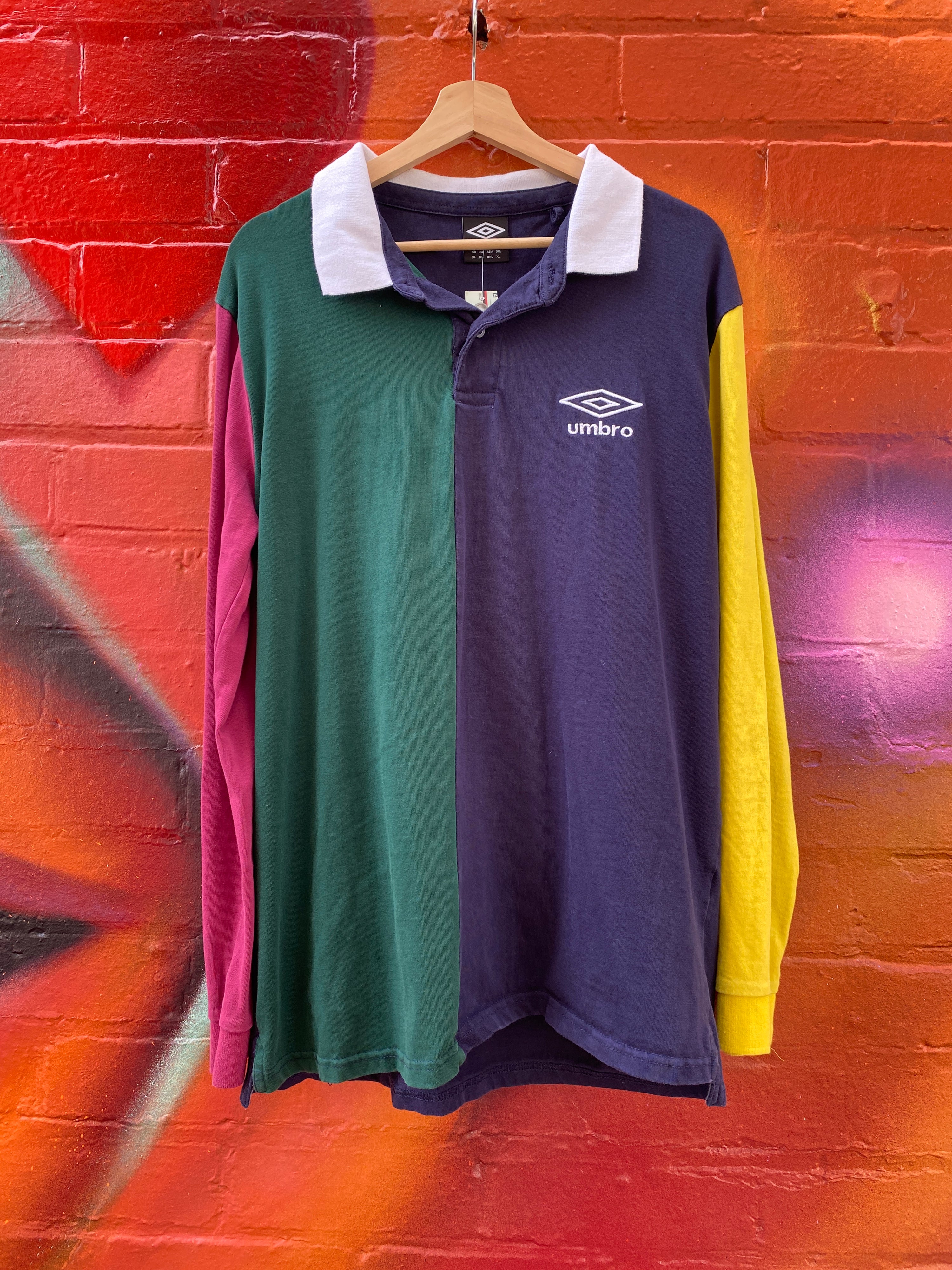 XL - Umbro Colorblock LS Jumper