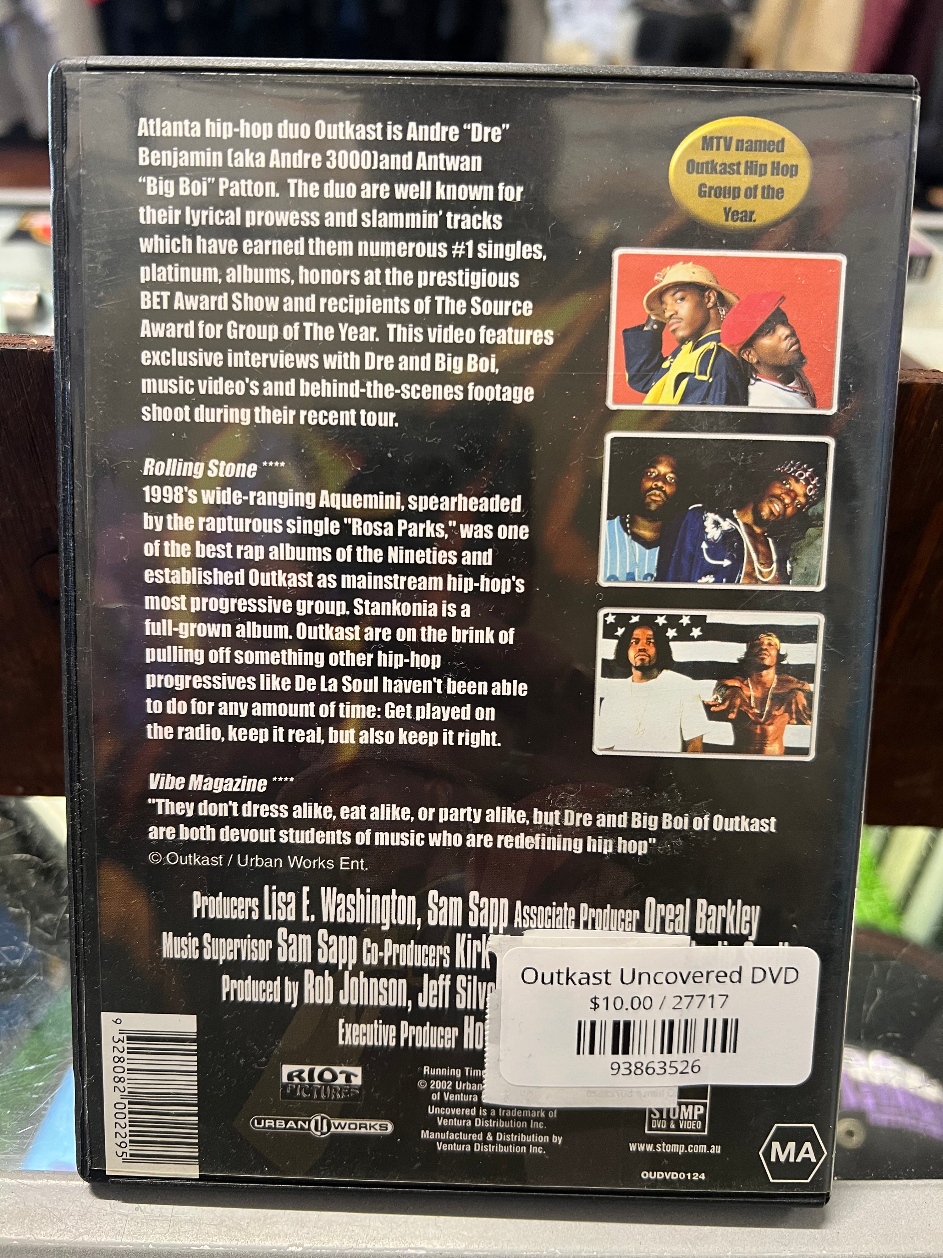 Outkast Uncovered DVD