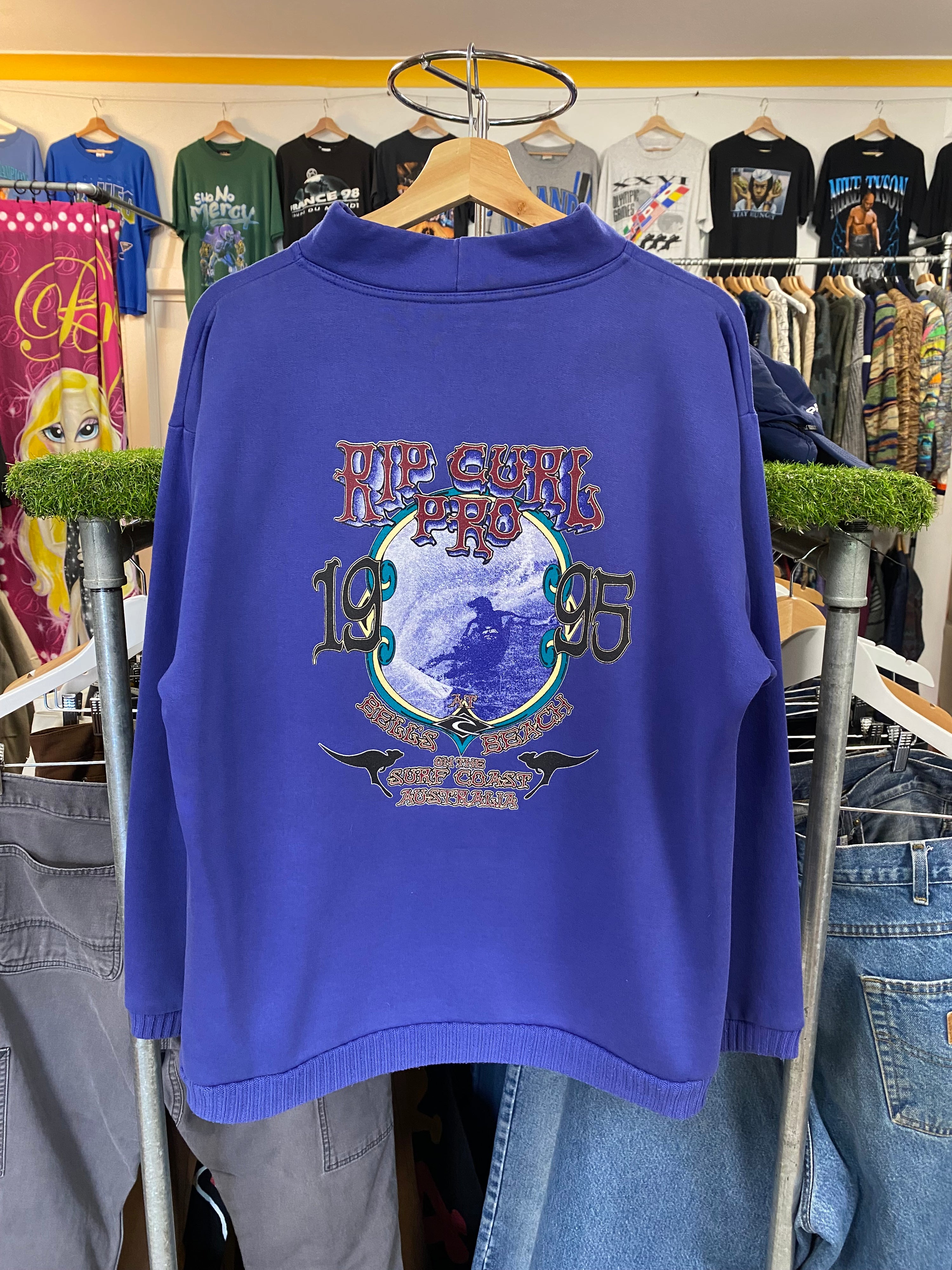 [S] 1995 Rip Curl Pro Mock Neck Jumper