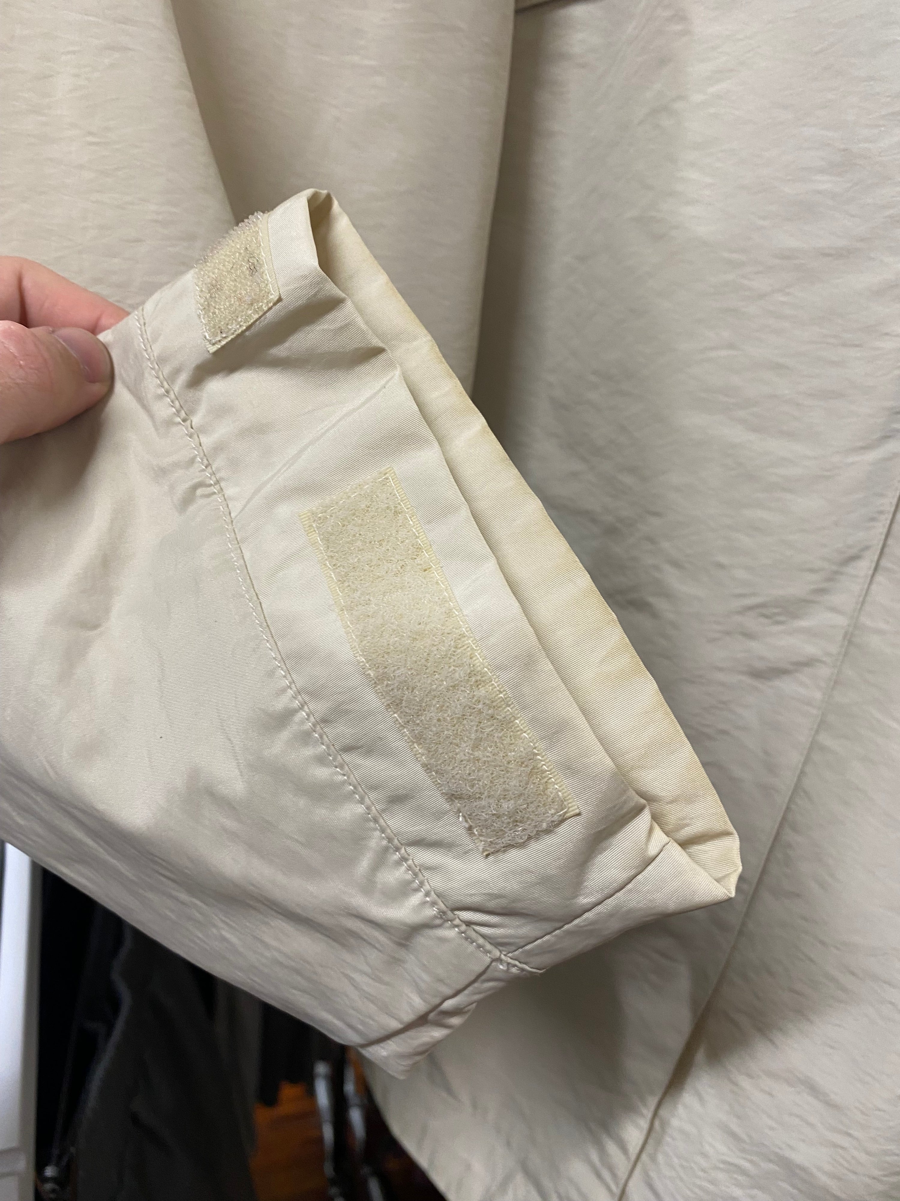 XL - 2000s Adidas 1/4 Zip 4 Pocket Cream Anorak