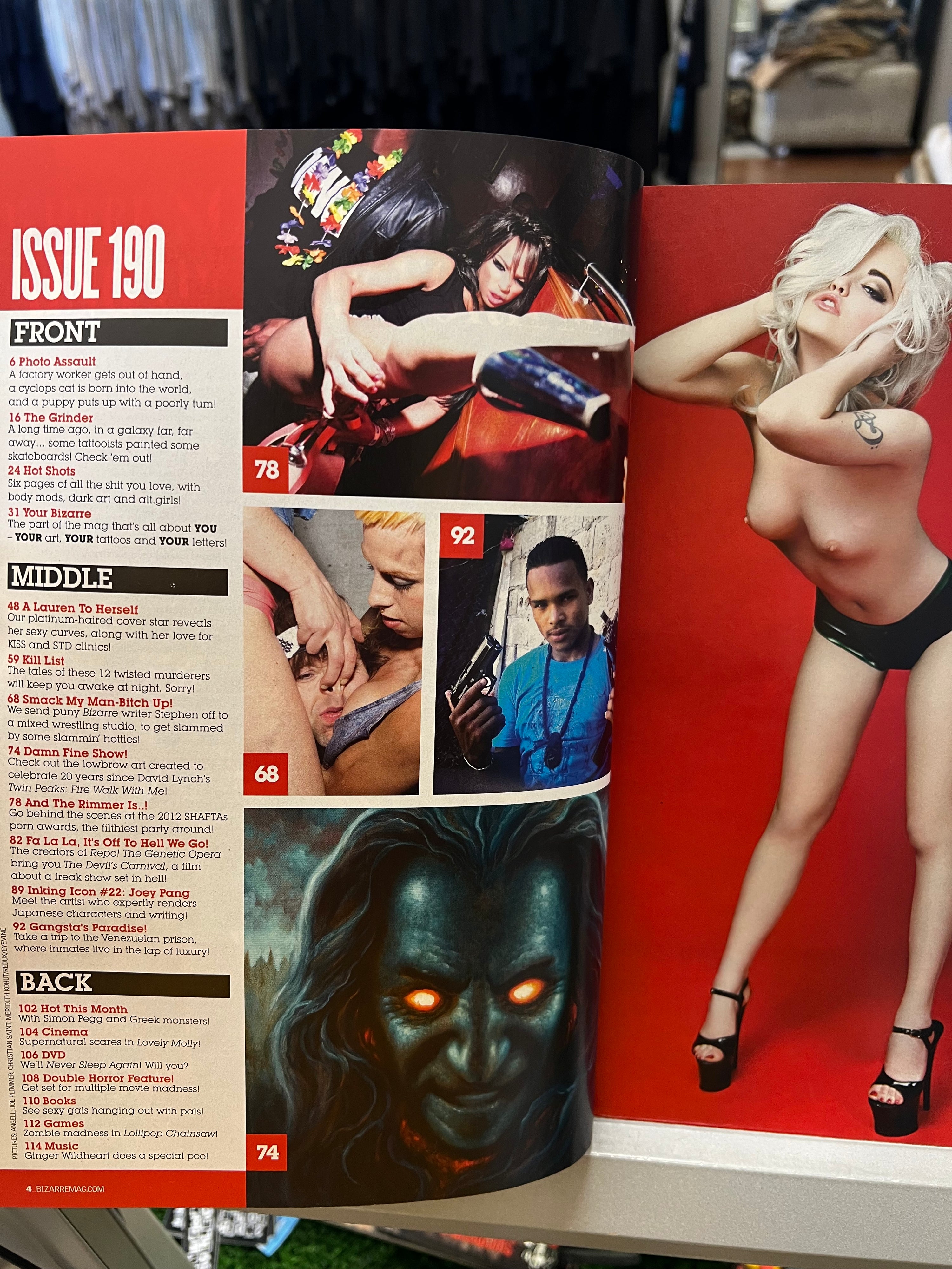 Bizarre Magazine Issue 190 July 2012