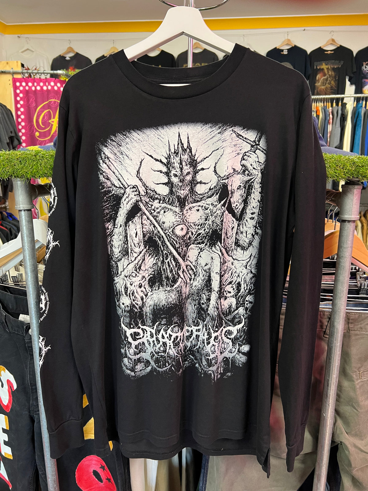 [L] Australian Hyper Guttural Death Metal Long Sleeve Tshirt