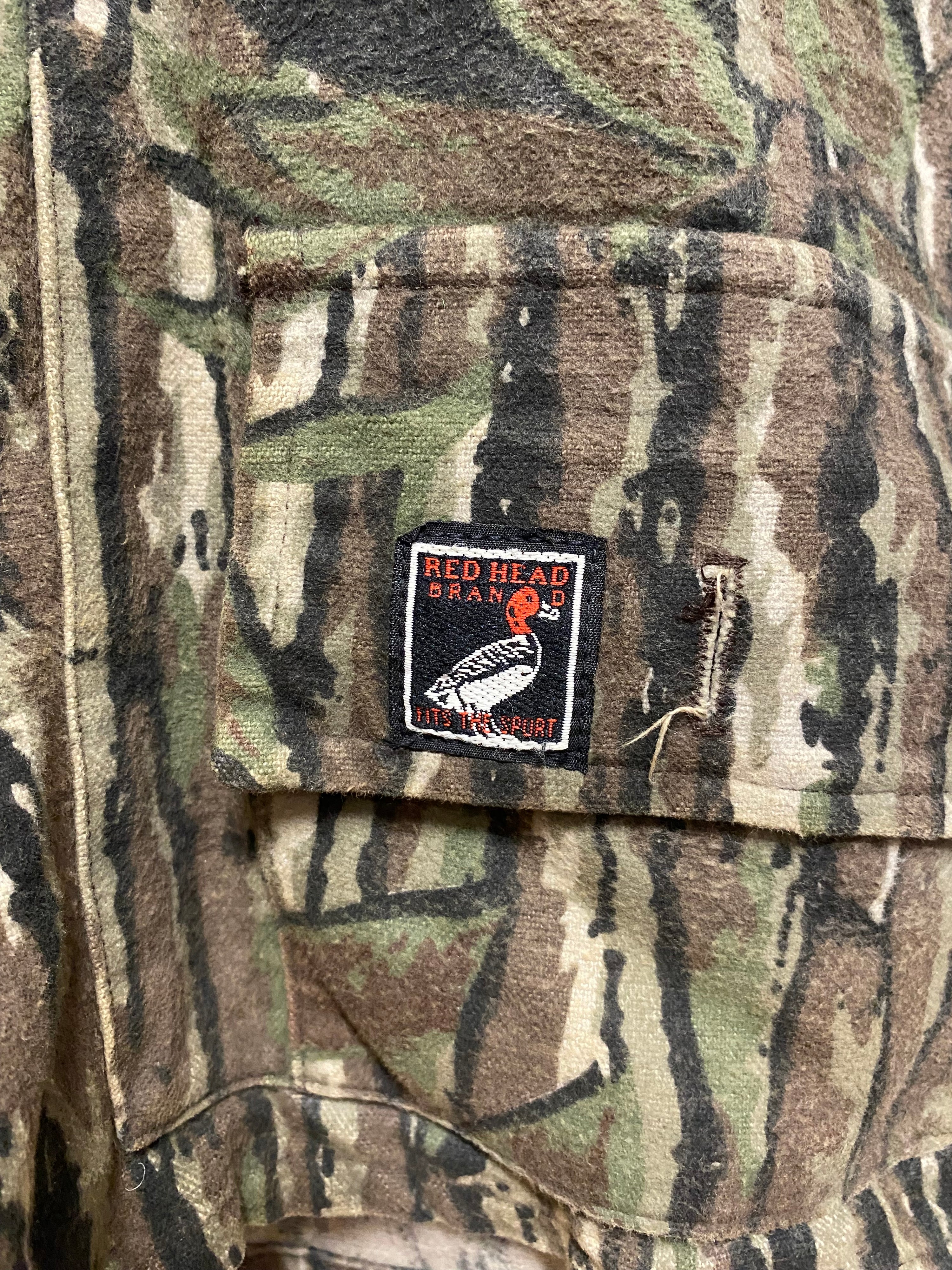 [M] Vintage Red Head Realtree Camo Lightweight Jacket