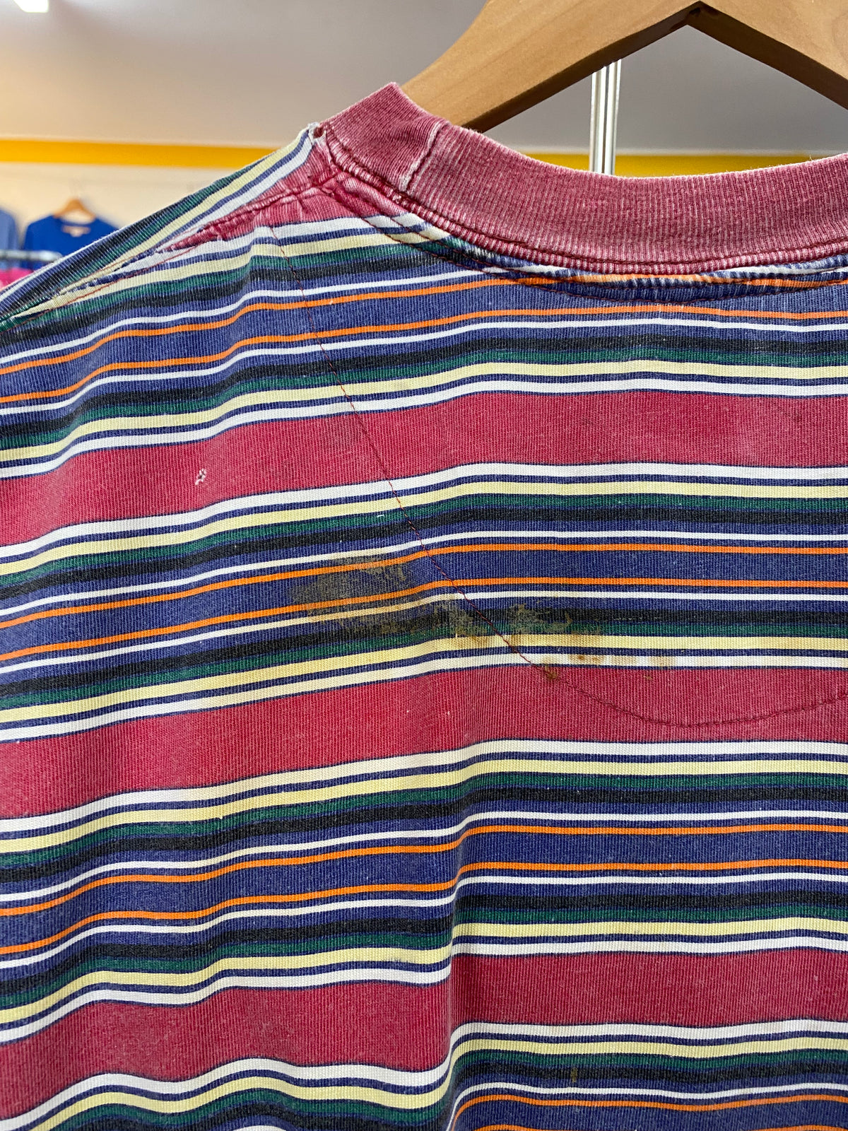 L - 1990s Vintage Pash Striped Tee