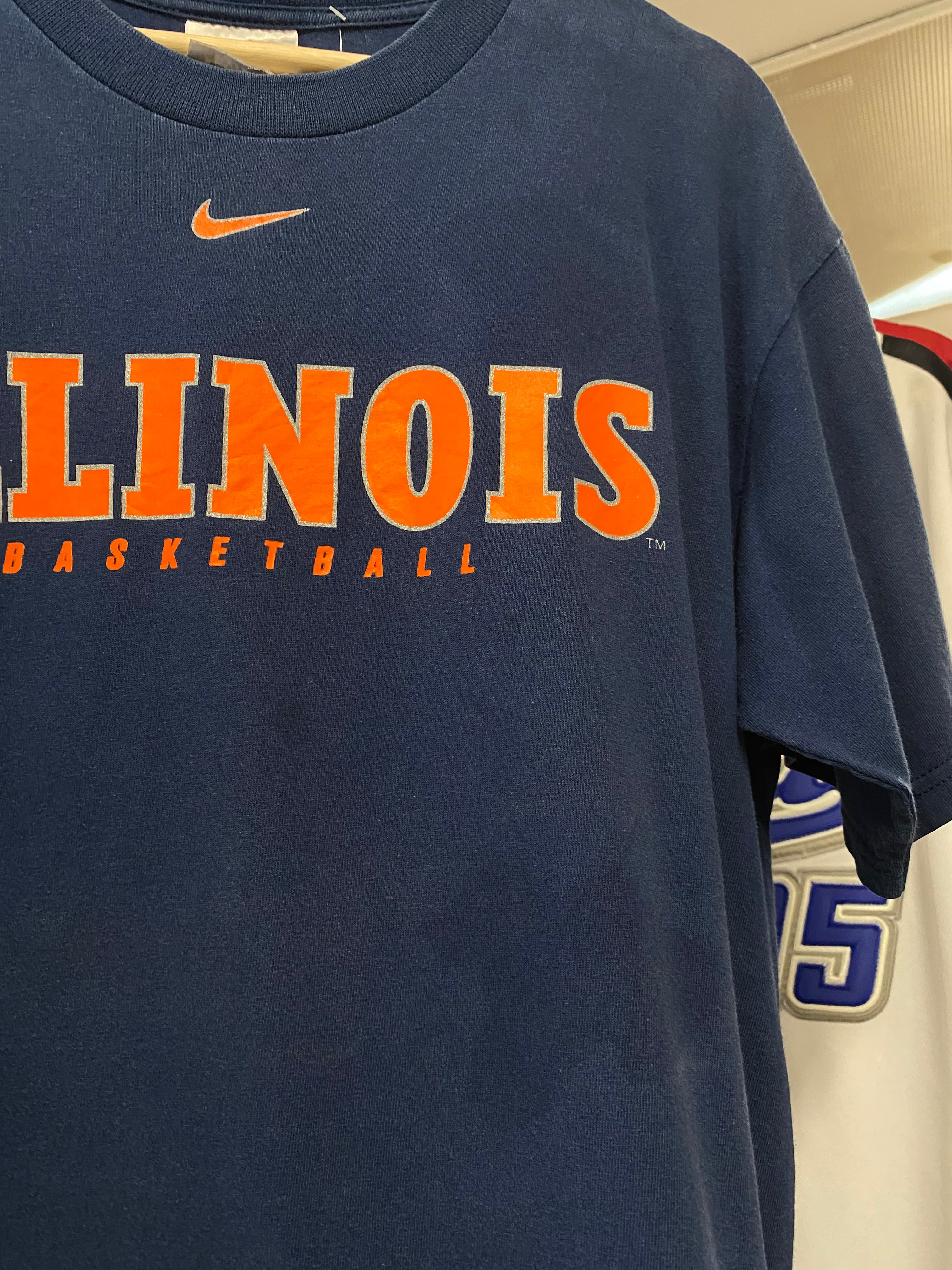 M - Nike Team x Illinois Basketball Dark Blue DS Tee