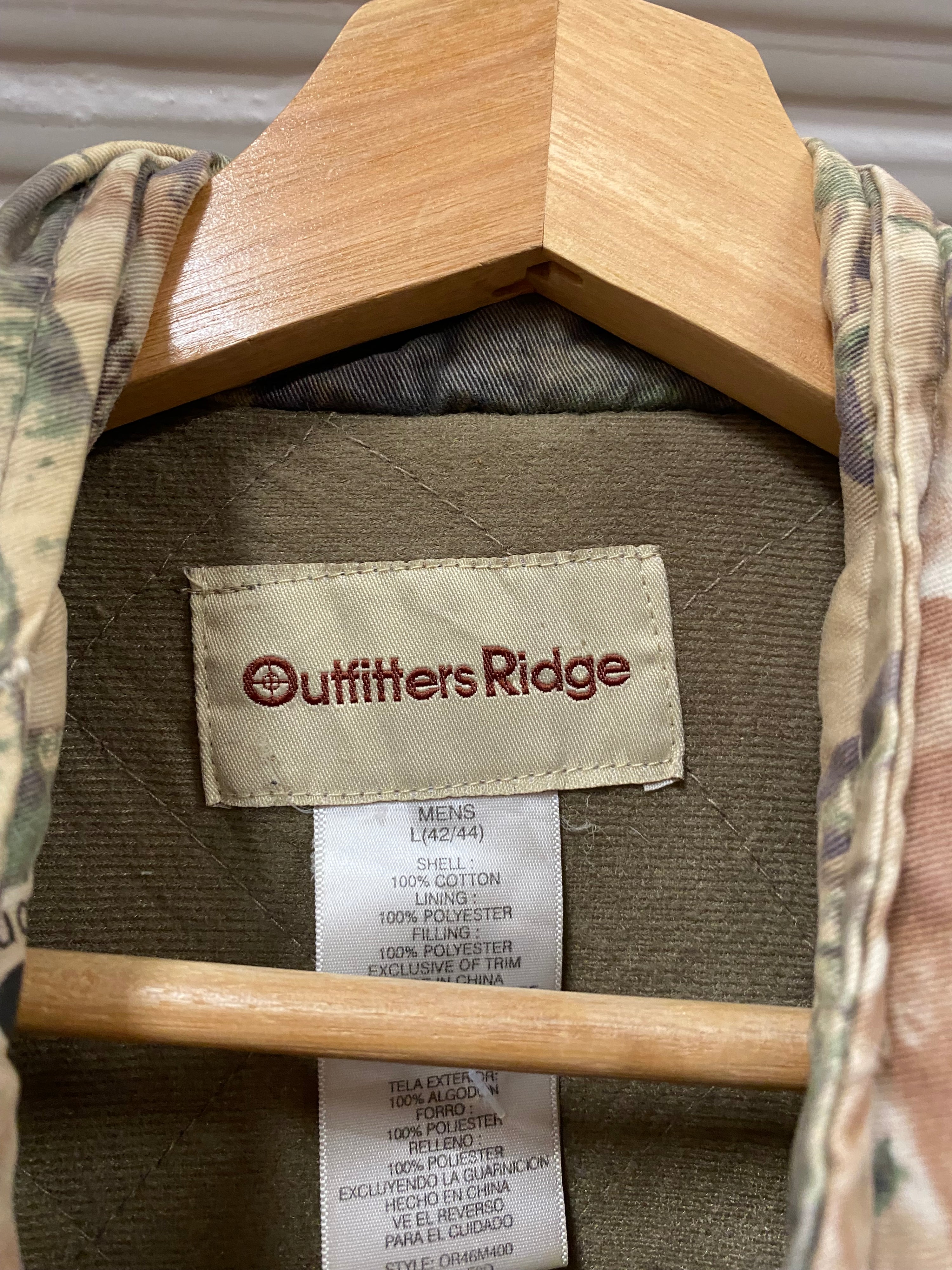 [L] Outfitters Fusion 3-D Brown Camo Jacket