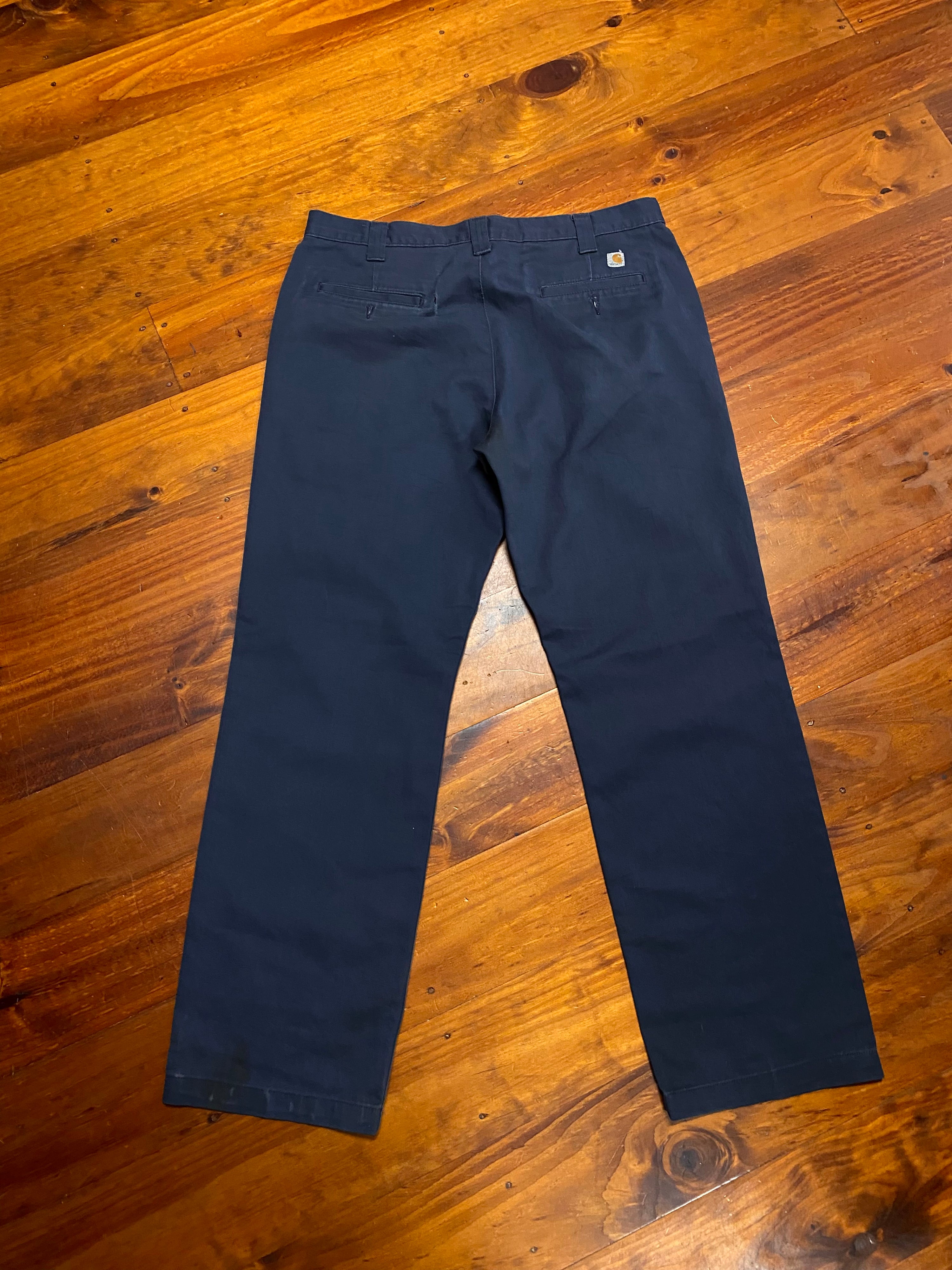 [36] Carhartt B290 Navy Work Pants