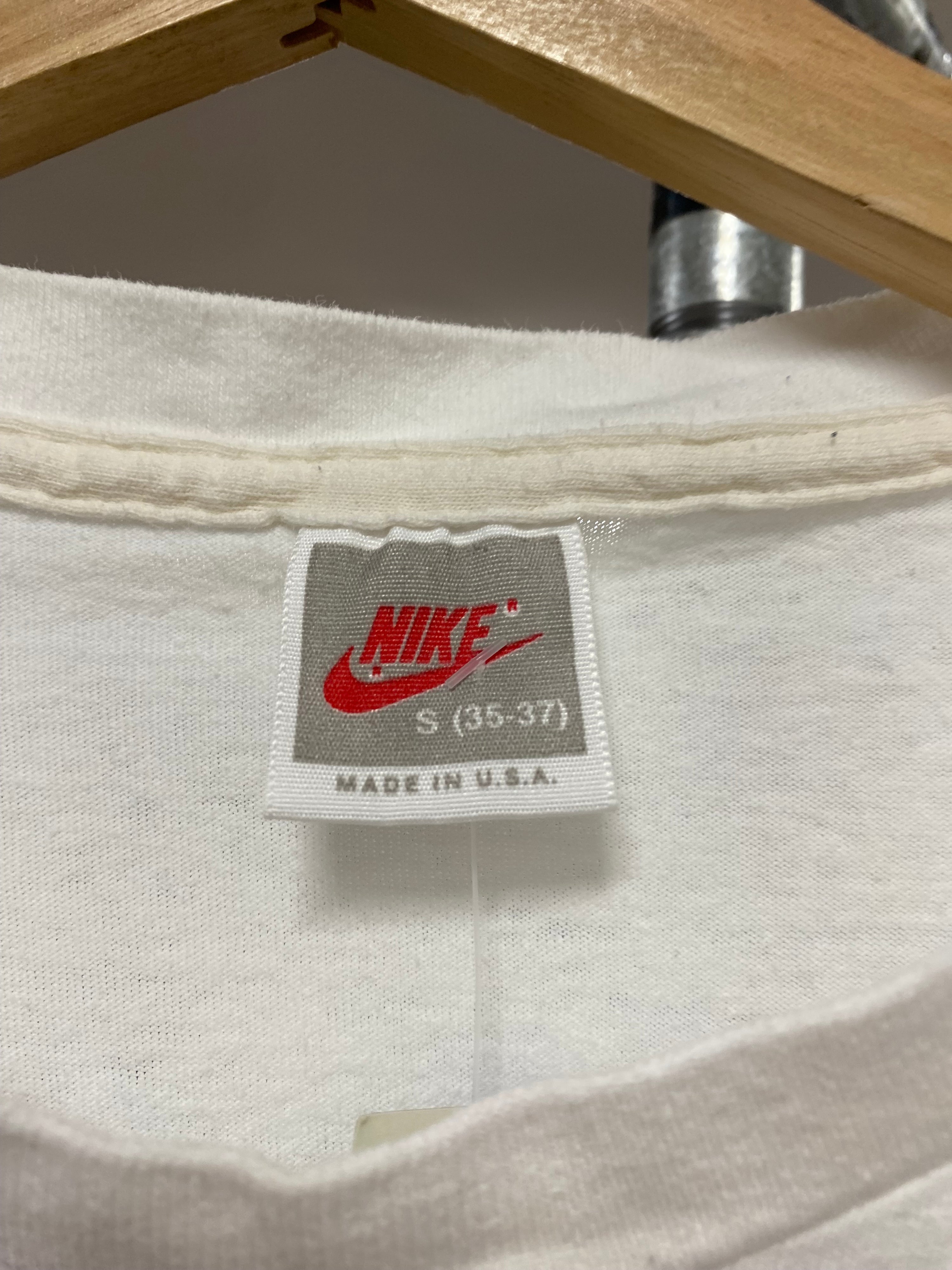 S - 1990s Nike UMKC Basketball White DS Tee