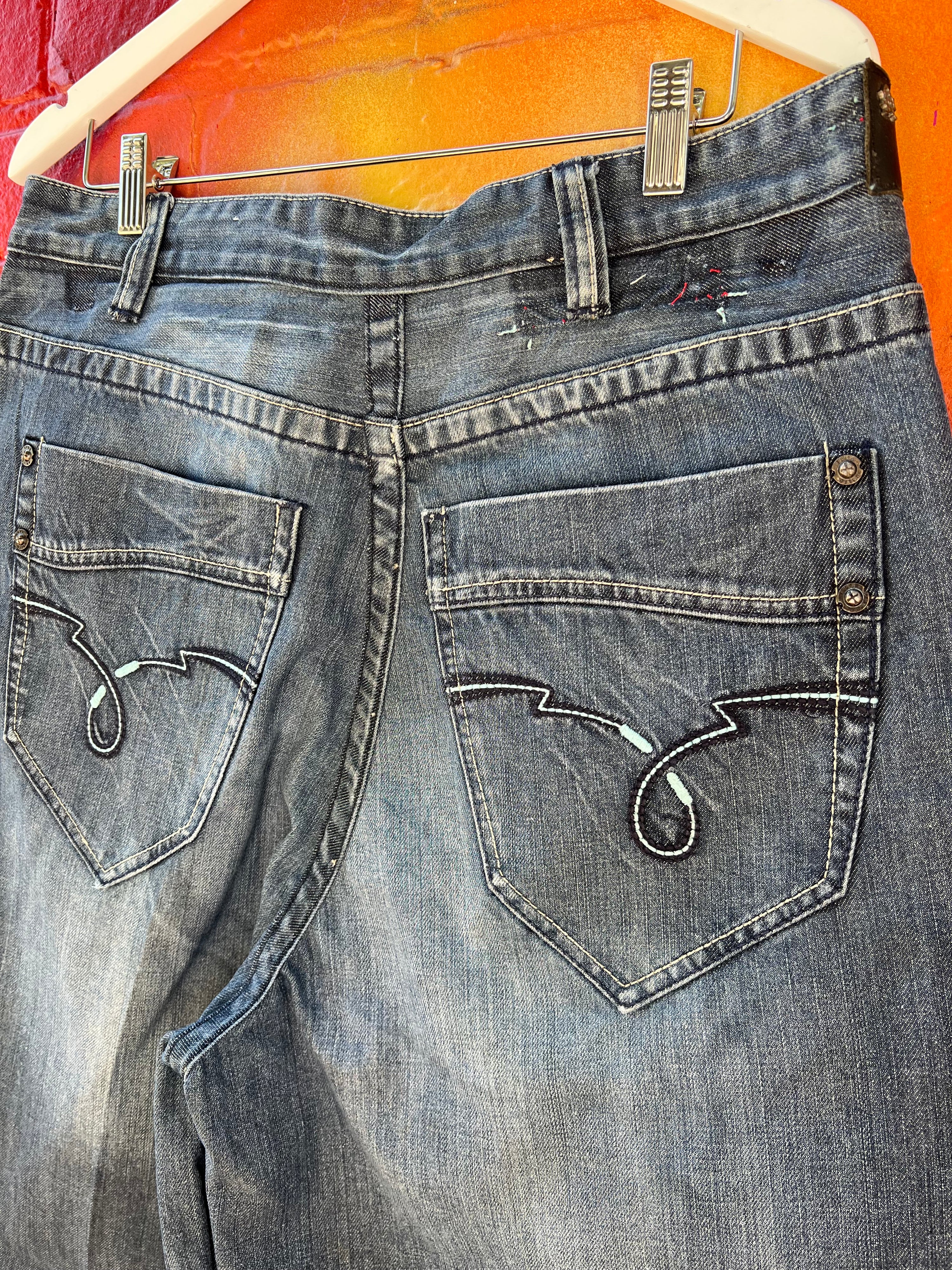 36 - Ecko Unltd Dark Denim Long Shorts