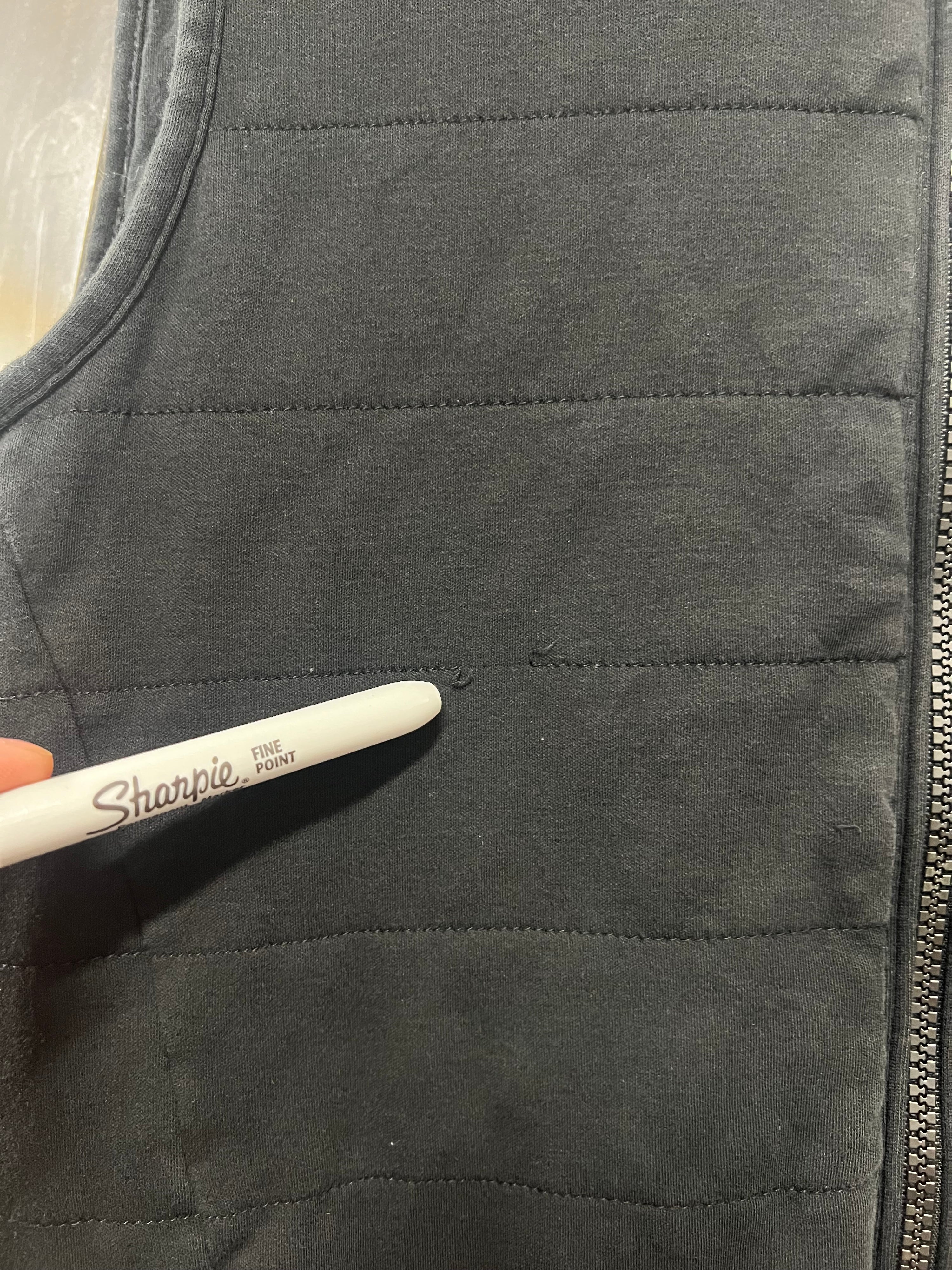 [S] Polo RL Black Zip Vest