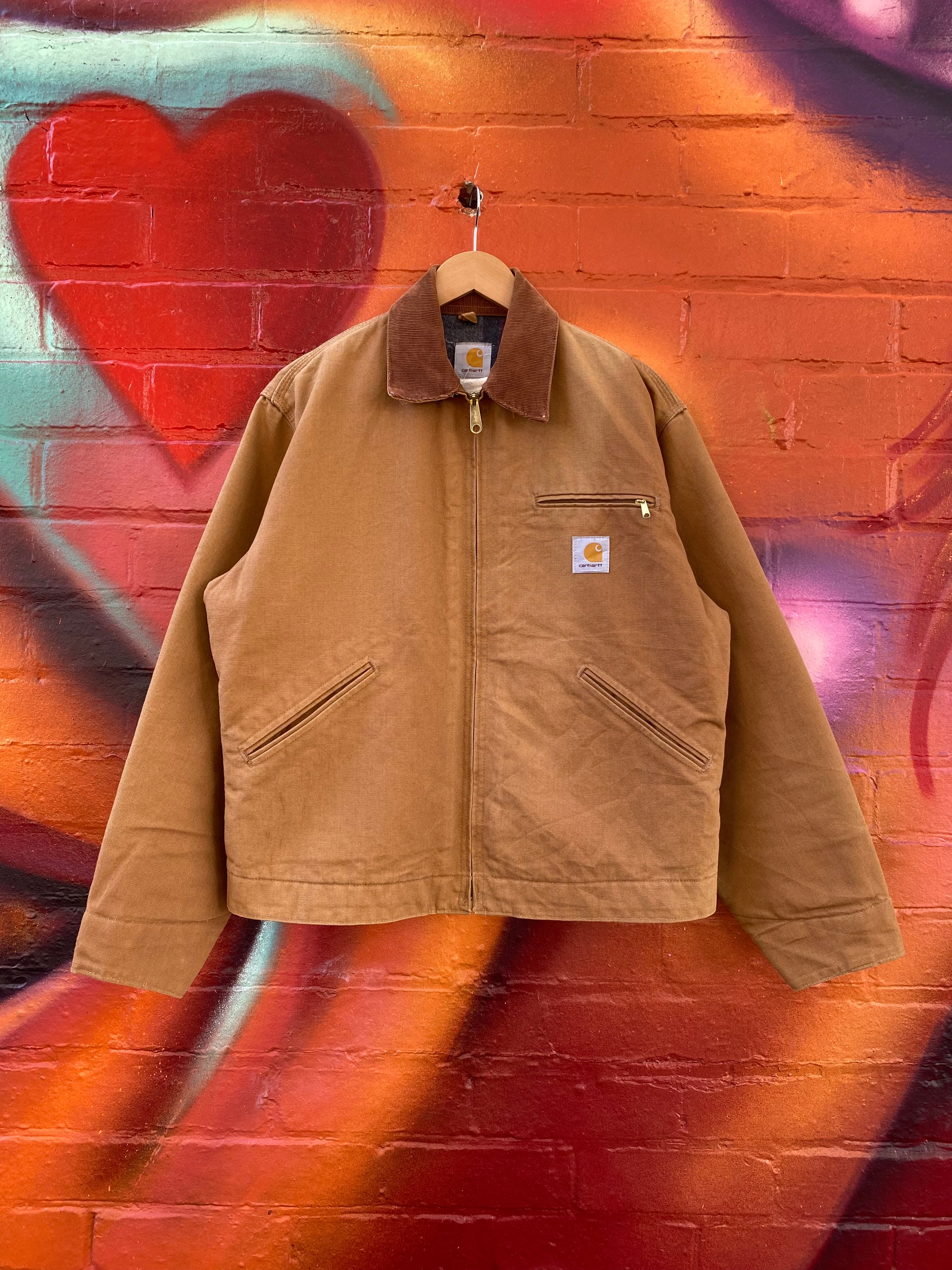 [M/L] Vintage Carhartt Brown Detroit J01 BRN Jacket