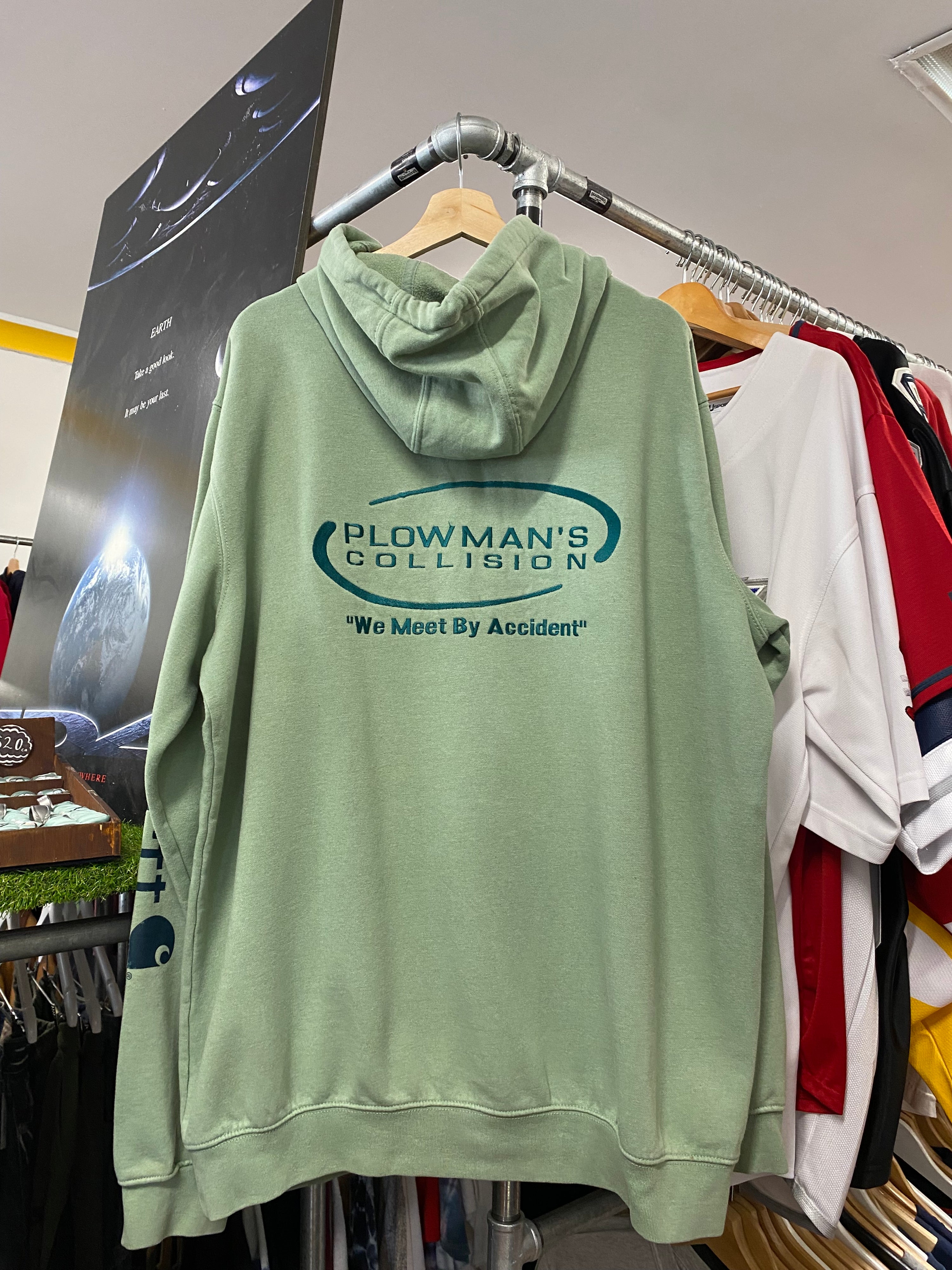 [XLT] Carhartt Mint Green Hoodie Sleeve Hit