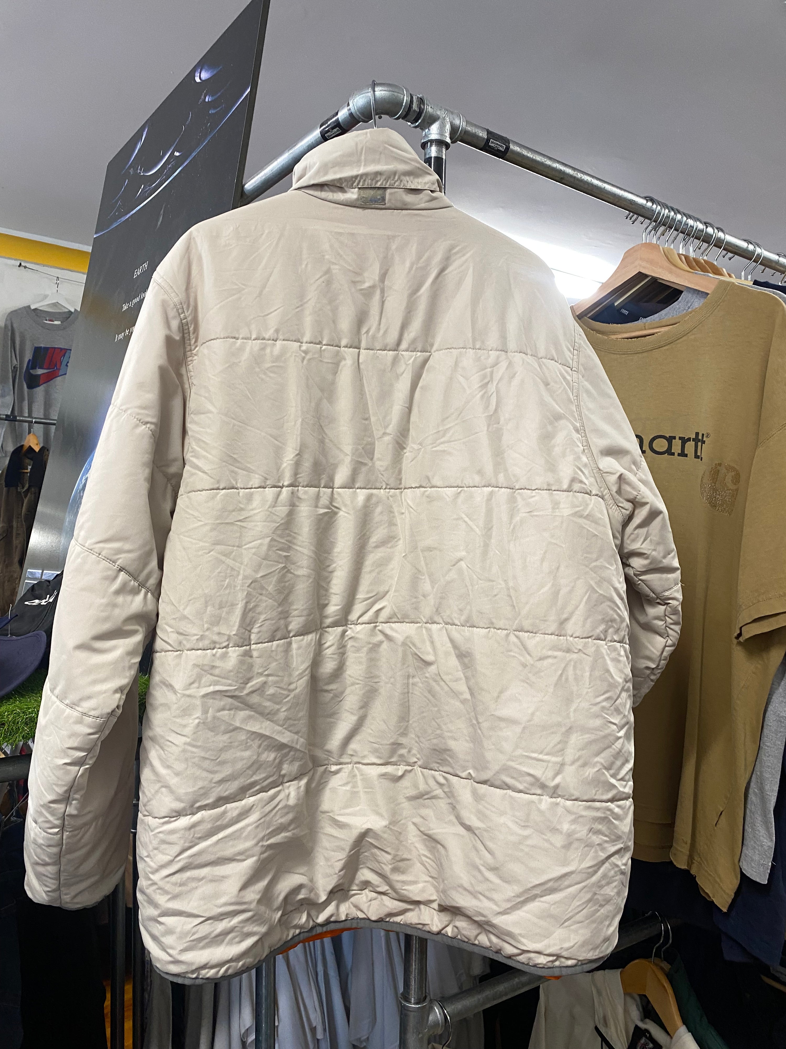 [M] 2001 Adidas Cream Puffer Orange Interior