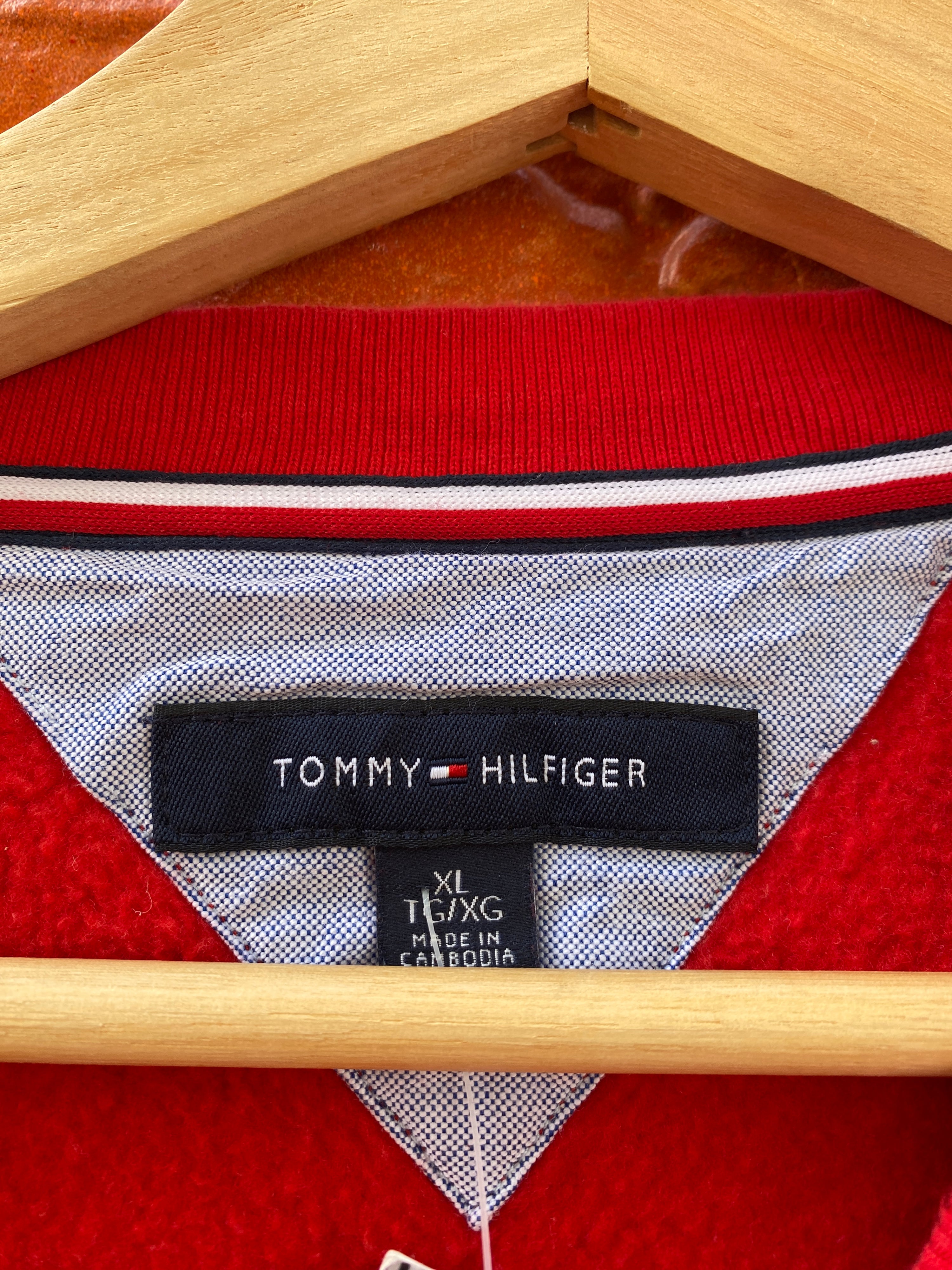 XL - Tommy Hilfiger Red Jumper