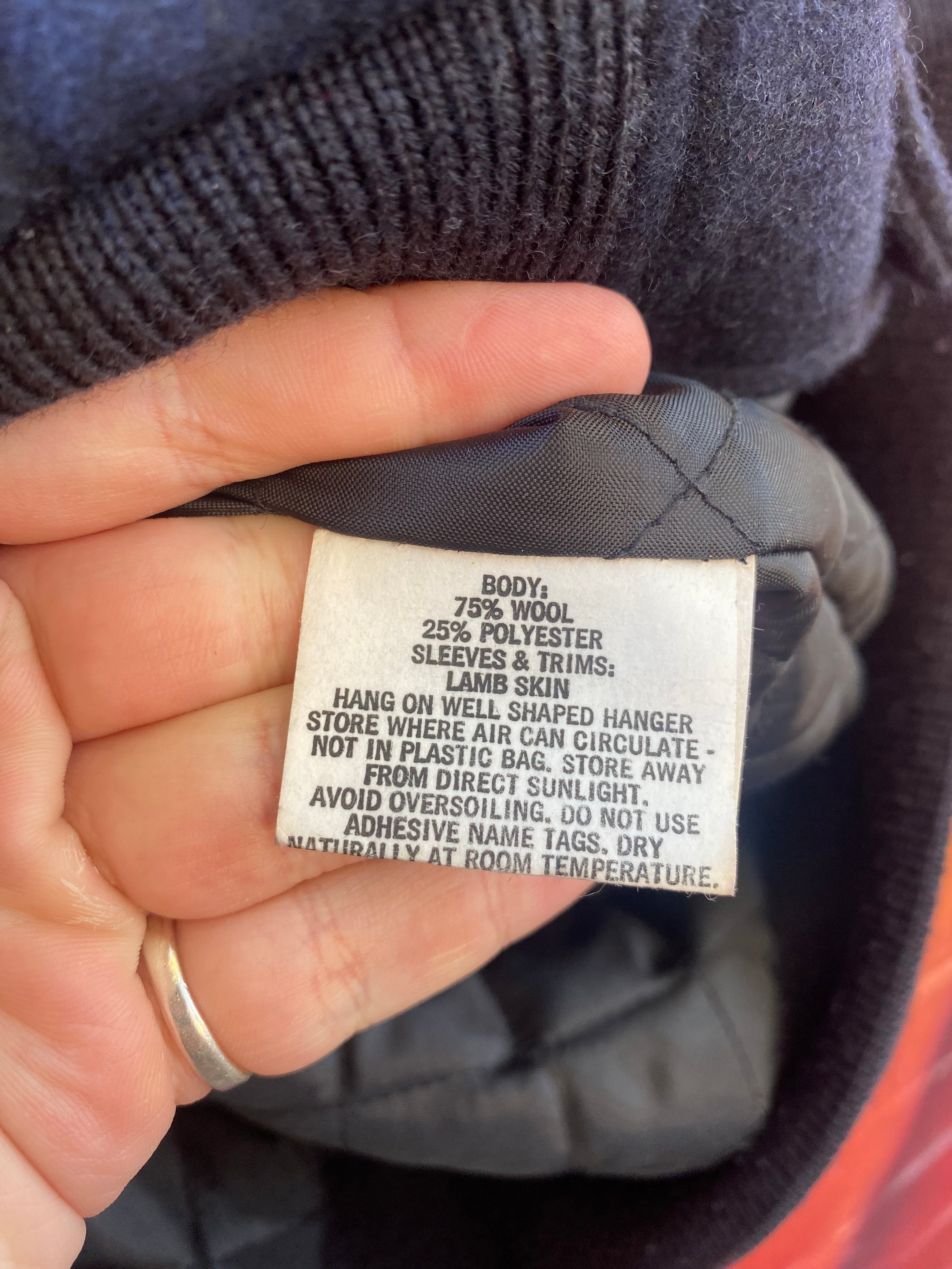 [XL] 1990s Shell Helix Racing Varsity Jacket