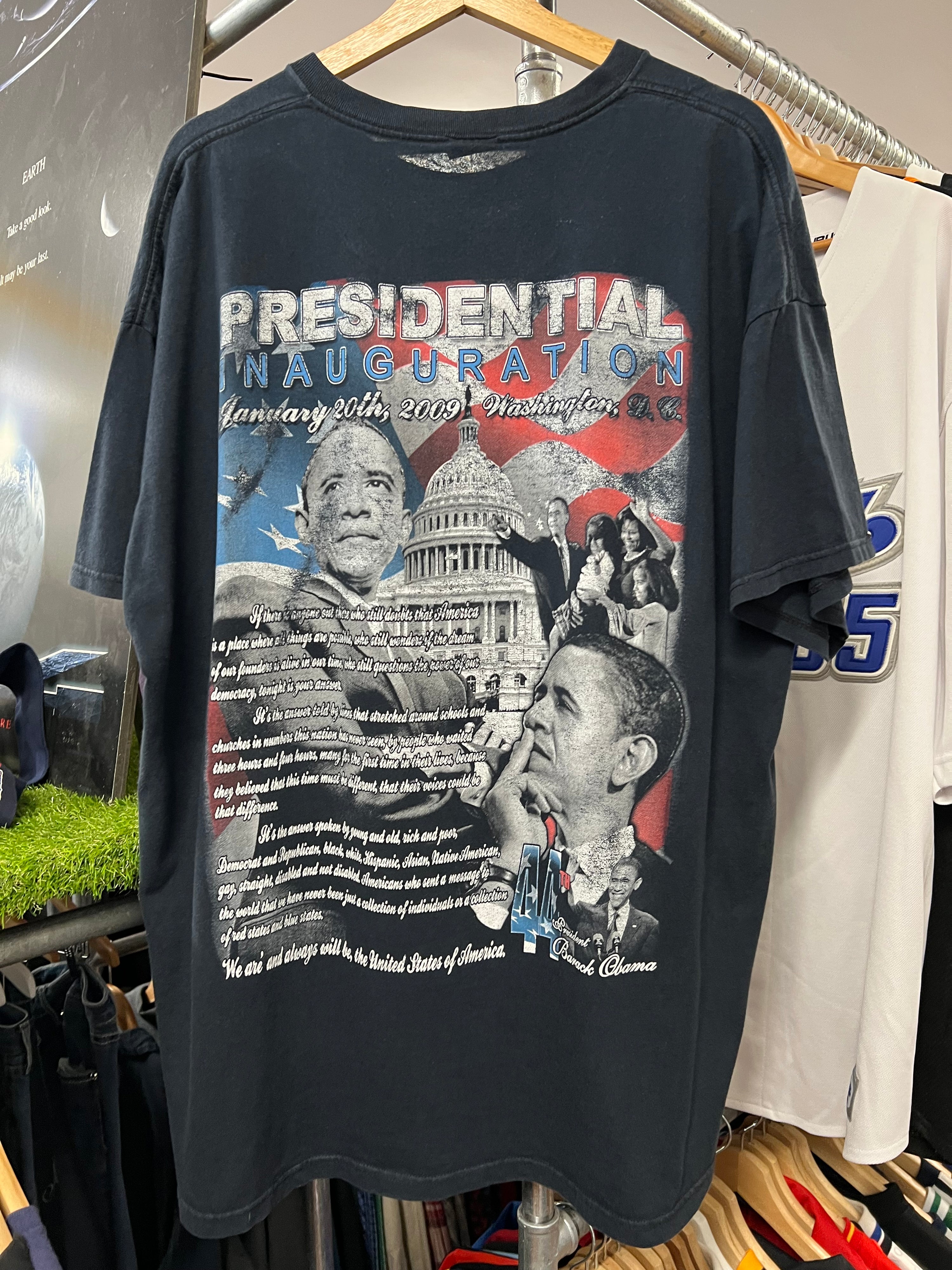 [3XL] 44th President Of The United States Obama Rap Tee