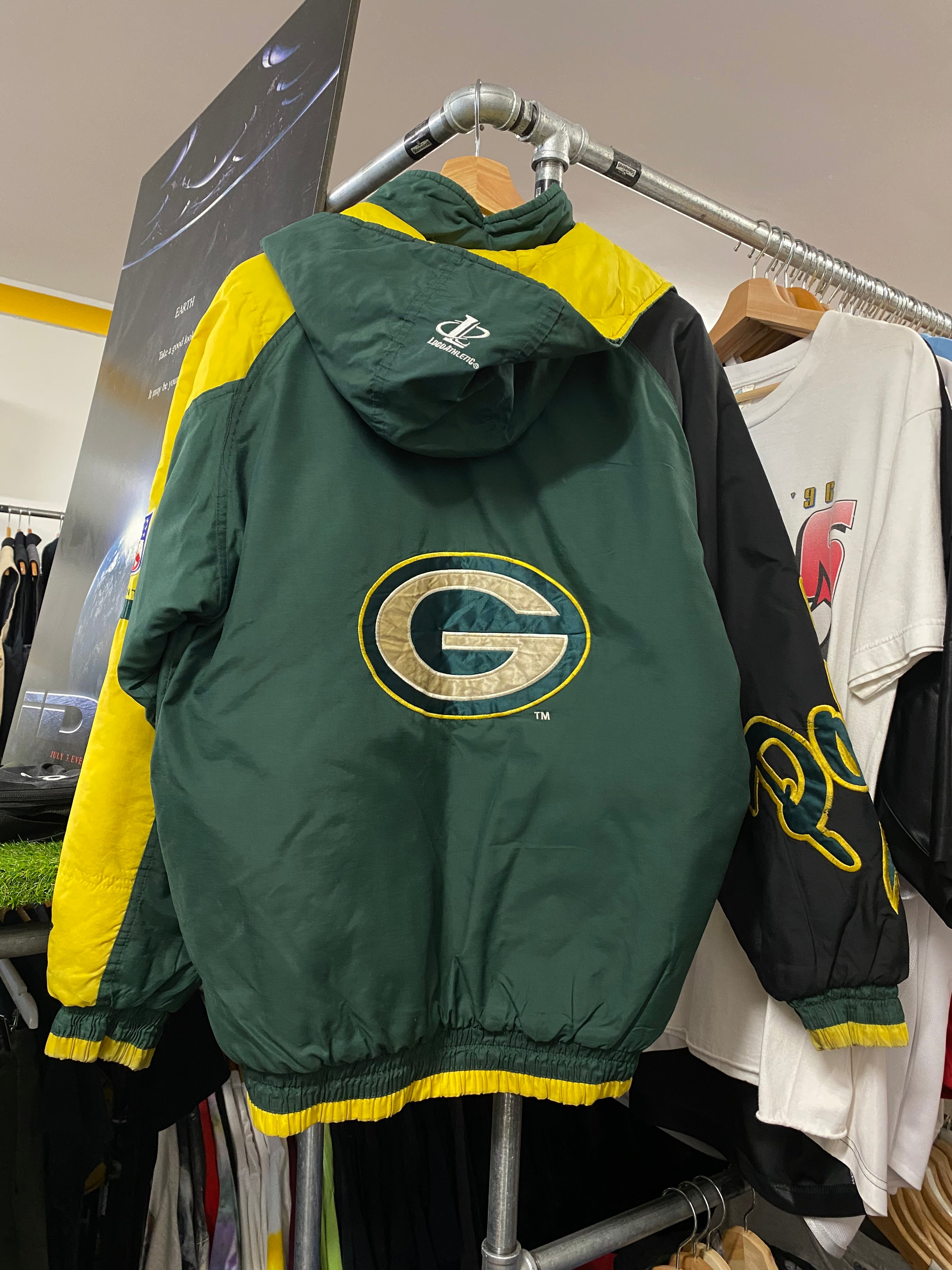 [XL] Vintage Green Bay Pro Line Jacket