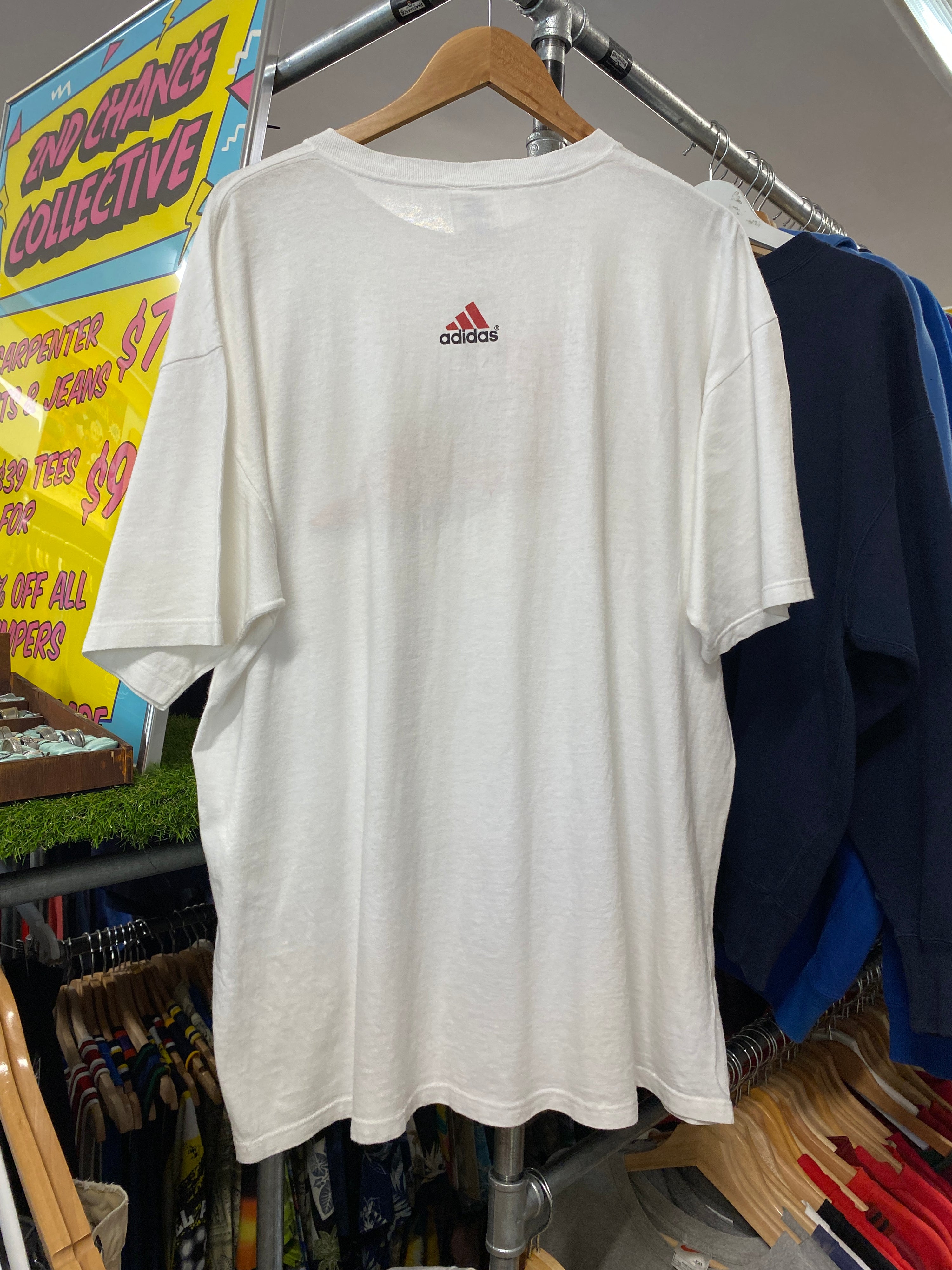 XL - Adidas Red Flag DS White Tee