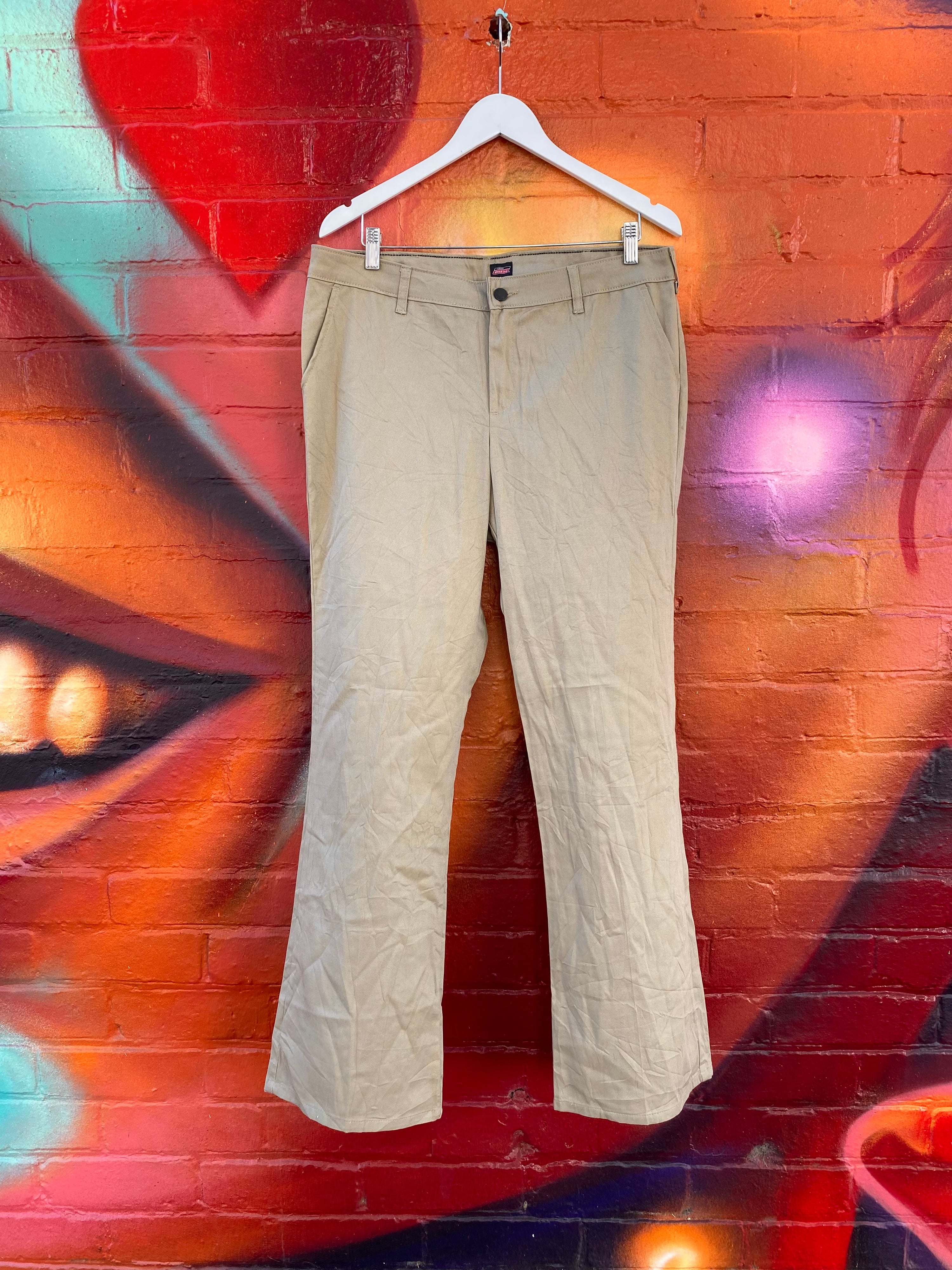 [36] Dickies Tan Slim Work Pants D157