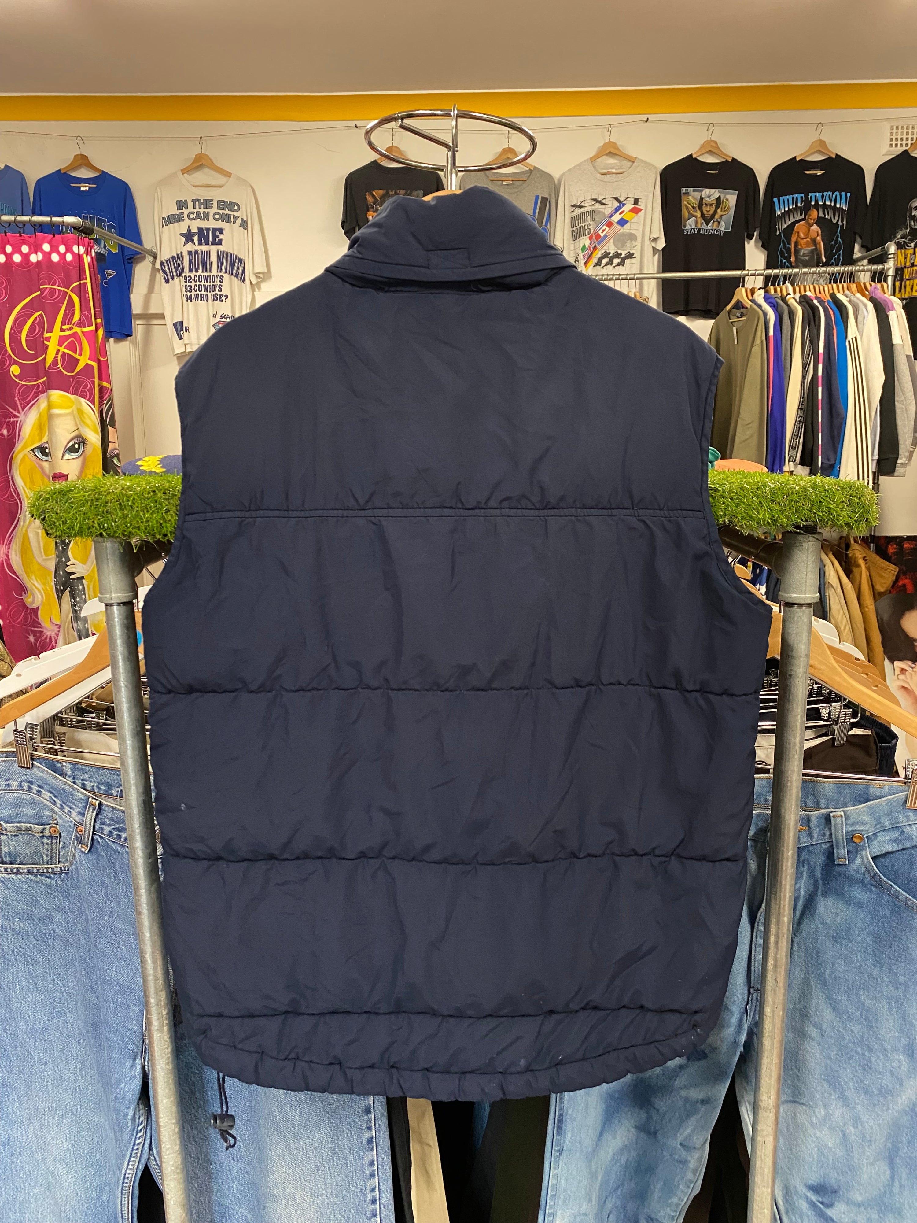 [M] Nike Navy Puffer Vest
